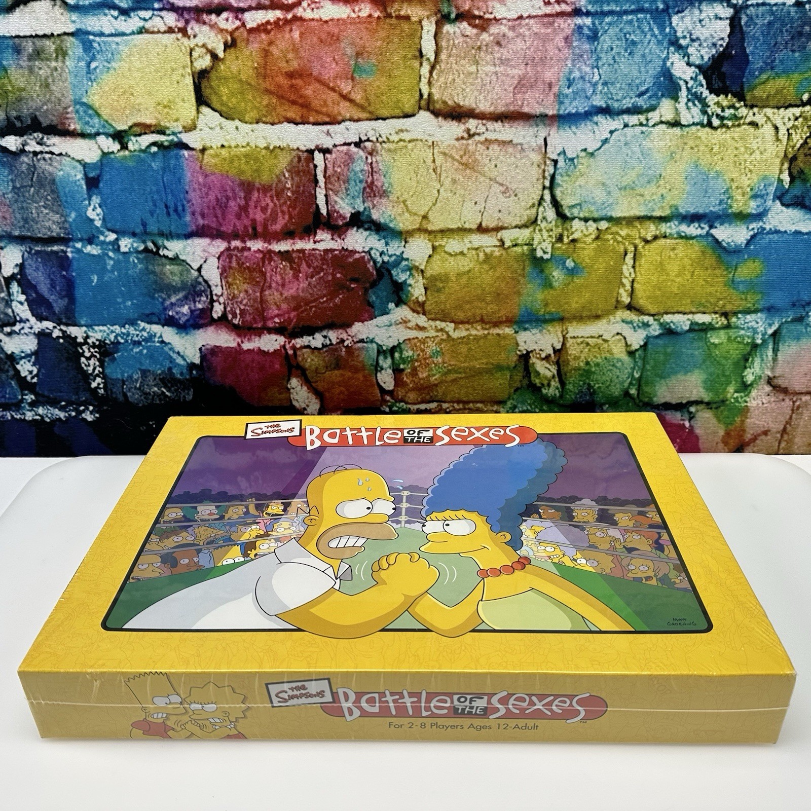 The Simpsons Battle Of The Sexes Board Game Spouses Vintage 2003 Ages 12+ NEW!
