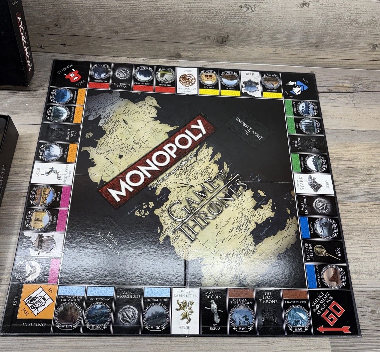 MONOPOLY Game of Thrones HBO Collector’s Edition Board Game Complete!