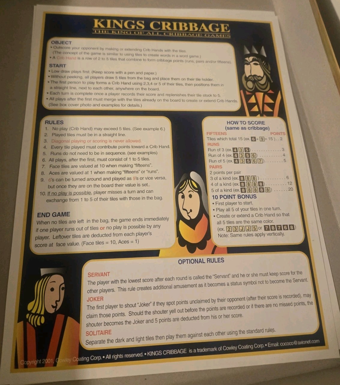Kings Cribbage Royal Edition The King of all Cribbage Games 100% Complete