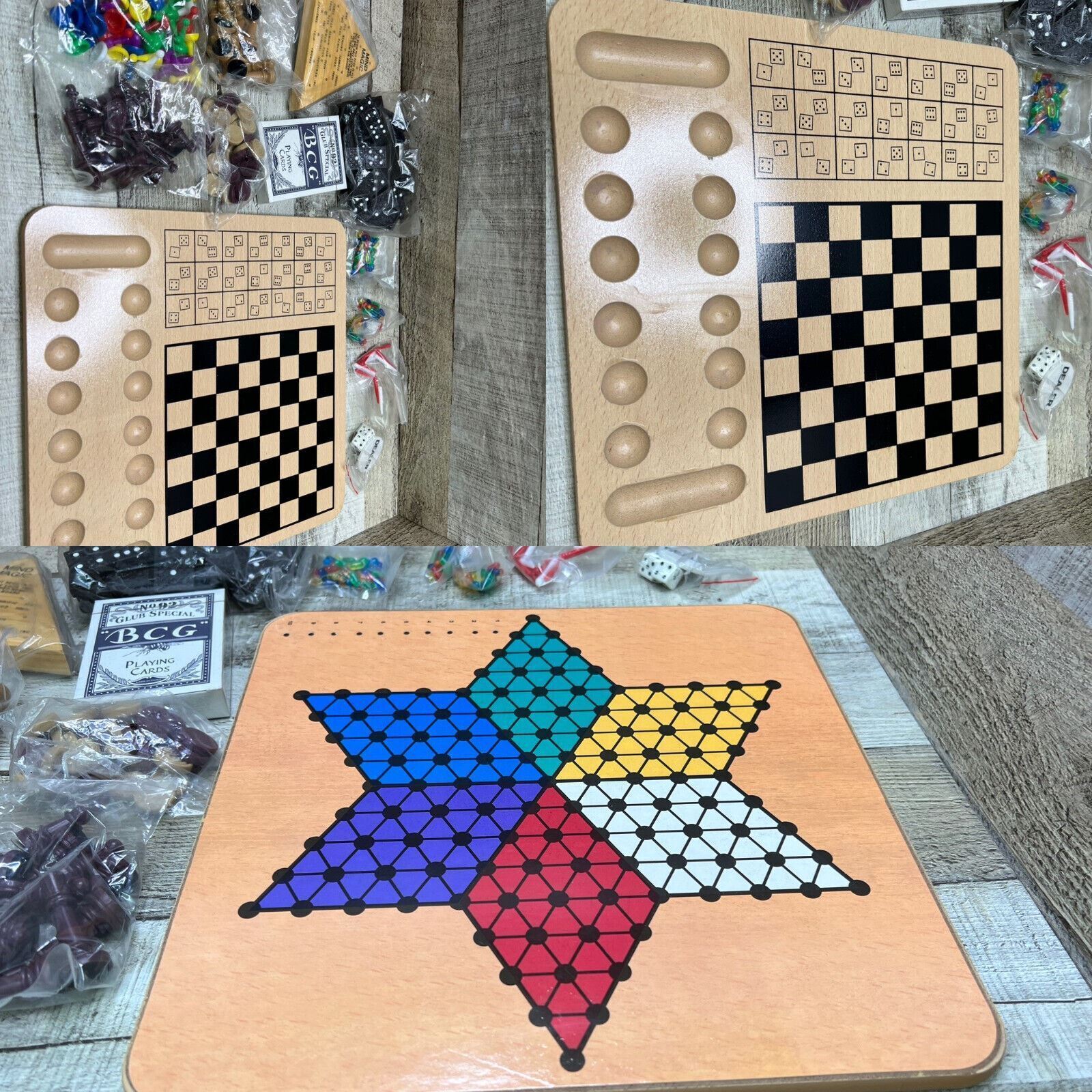 Multi Game Set – by Cardinal Poker/Dominoes/chess/checkers/mancala