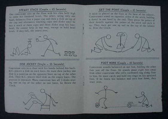 1954 How to Play Beat the Clock Game Manual Goodson Todman Lowell Toy Corp