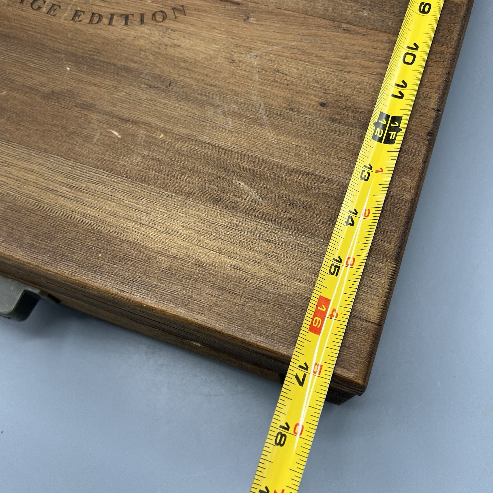 Scrabble Deluxe Edition w/ Rotating Wooden Game Board Turntable Lazy Susan 2012