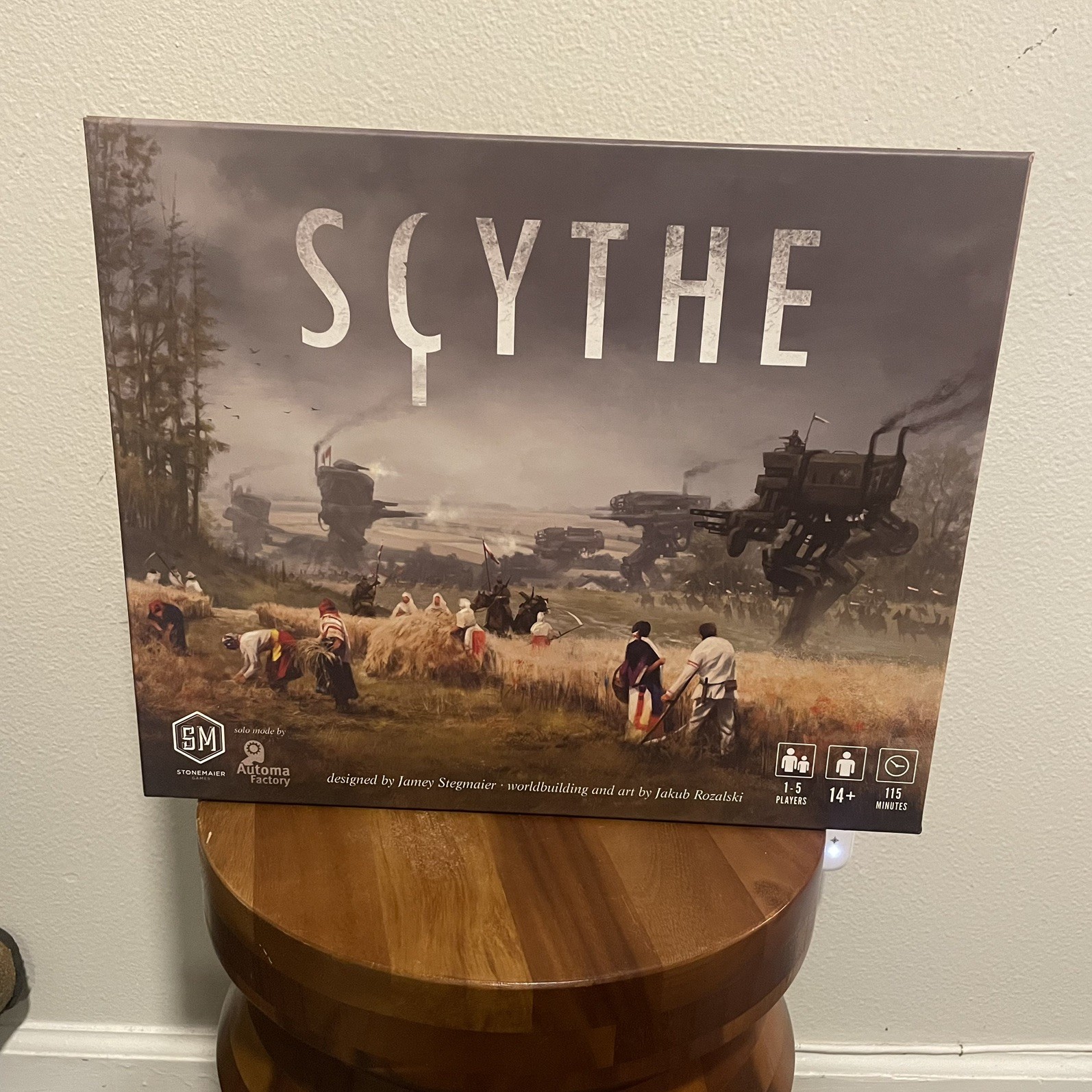Scythe Board Game Stonemaier Complete Excellent Condition 1-5 Players