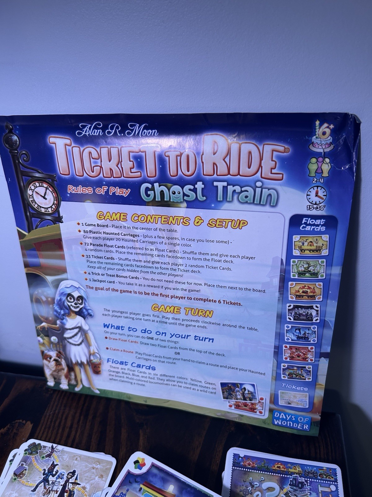 Ticket To Ride Ghost Train – Days Of Wonder – Alan R Moon READ
