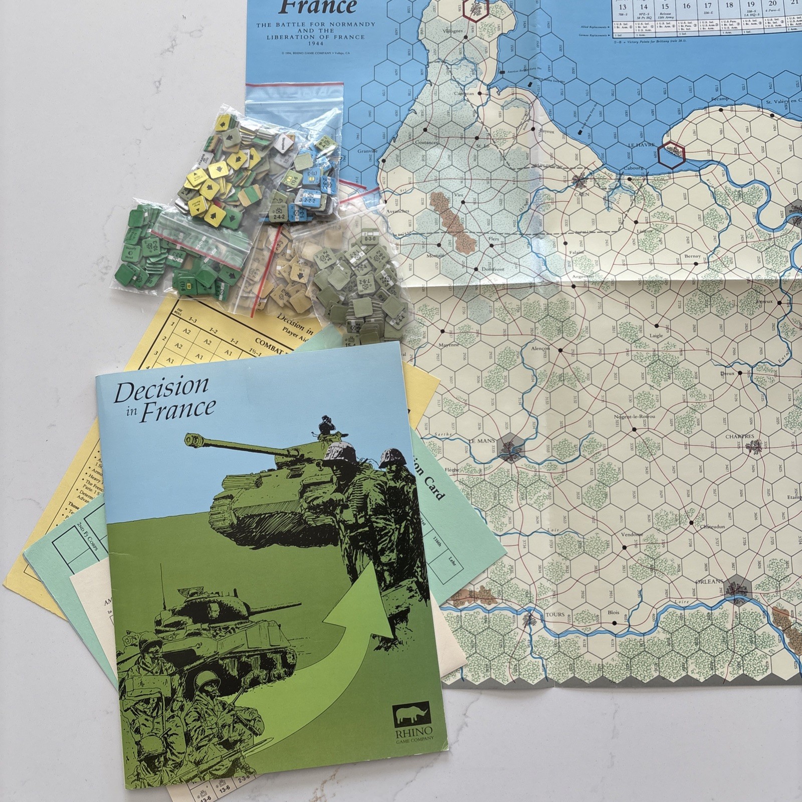 Decision In France Wargame By RHINO Games 1994