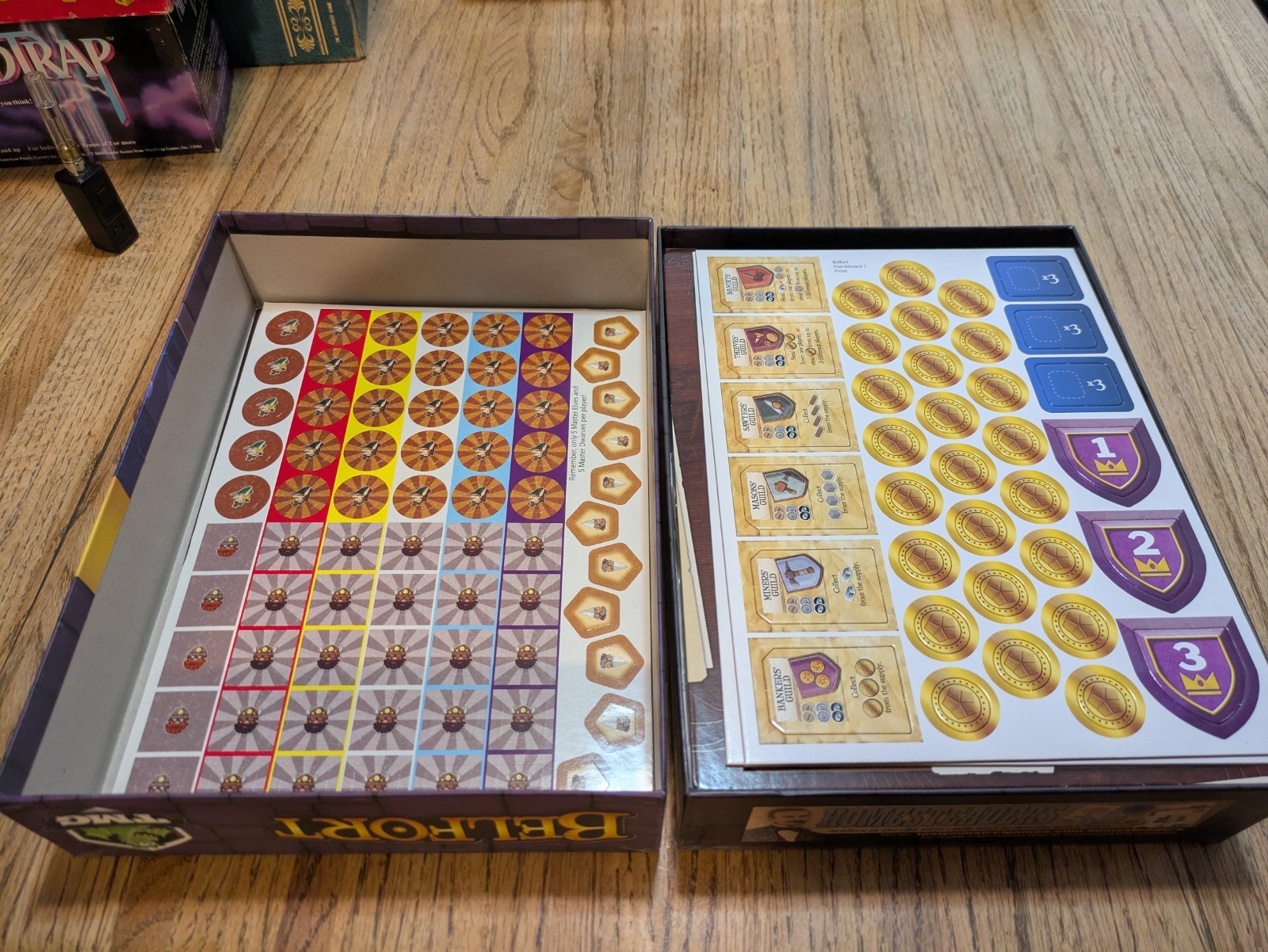 Belfort TMG Board Game Unplayed Unpunched Open New