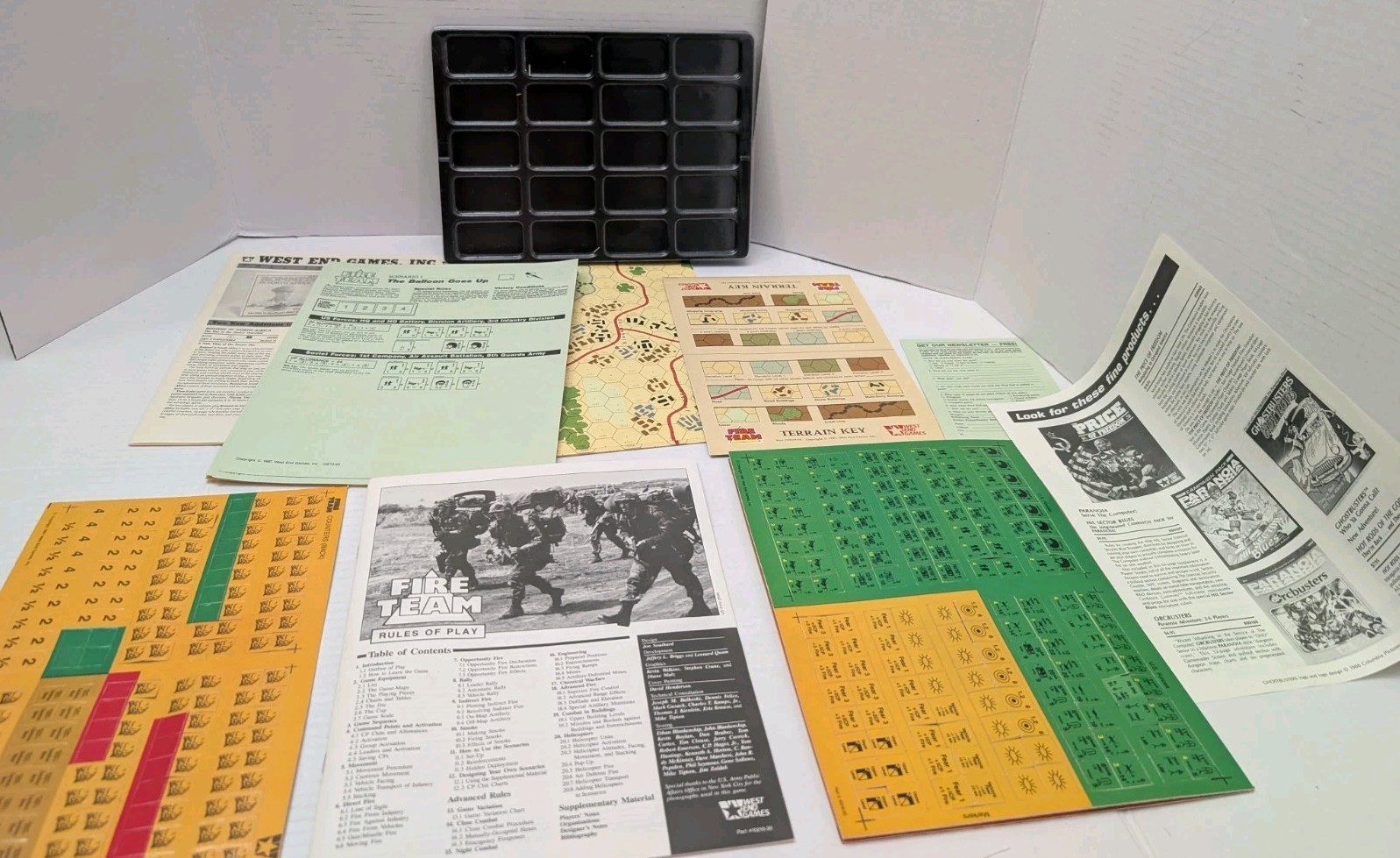 West End Games Fire Team Modern Squad Level Command