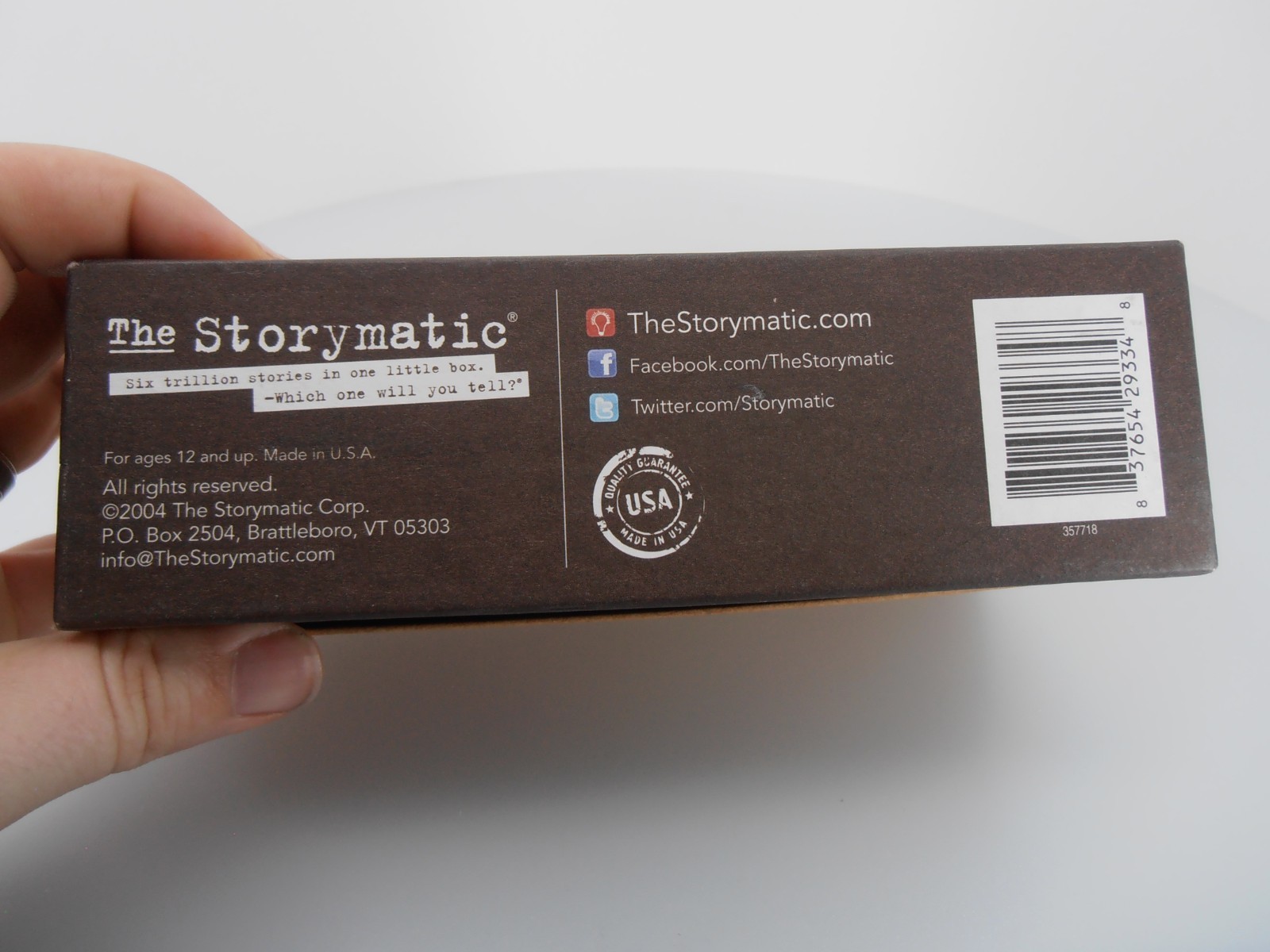 The Storymatic 2004 6 Trillion Stories Writing Prompt Teaching Tool 500+ Cards