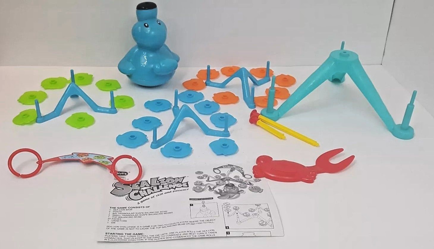 Sea Lion Challenge Balancing Game 2006 Talentoy Rare HTF