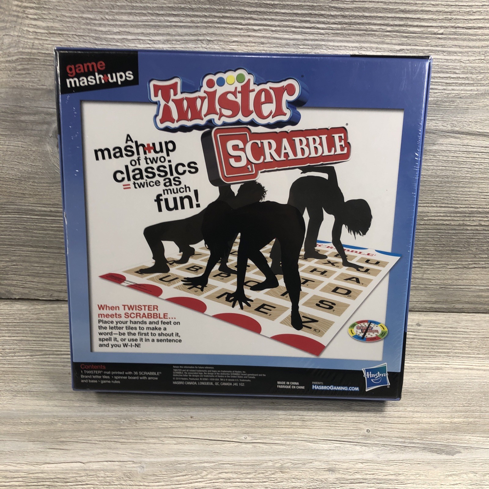 Game Mashups Twister Scrabble Game Target Exclusive Board Family Fun NEW SEALED