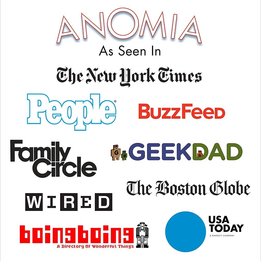 Board Game Anomia Fast Paced Party for 2-6 Players Ages 10+ strategy tabletop
