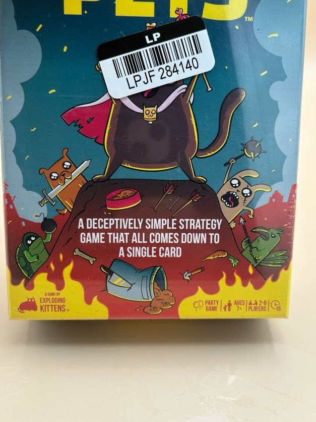 Power Hungry Pets Card Game – Ages 7+, 2-4 6 Players – New Sealed In Package