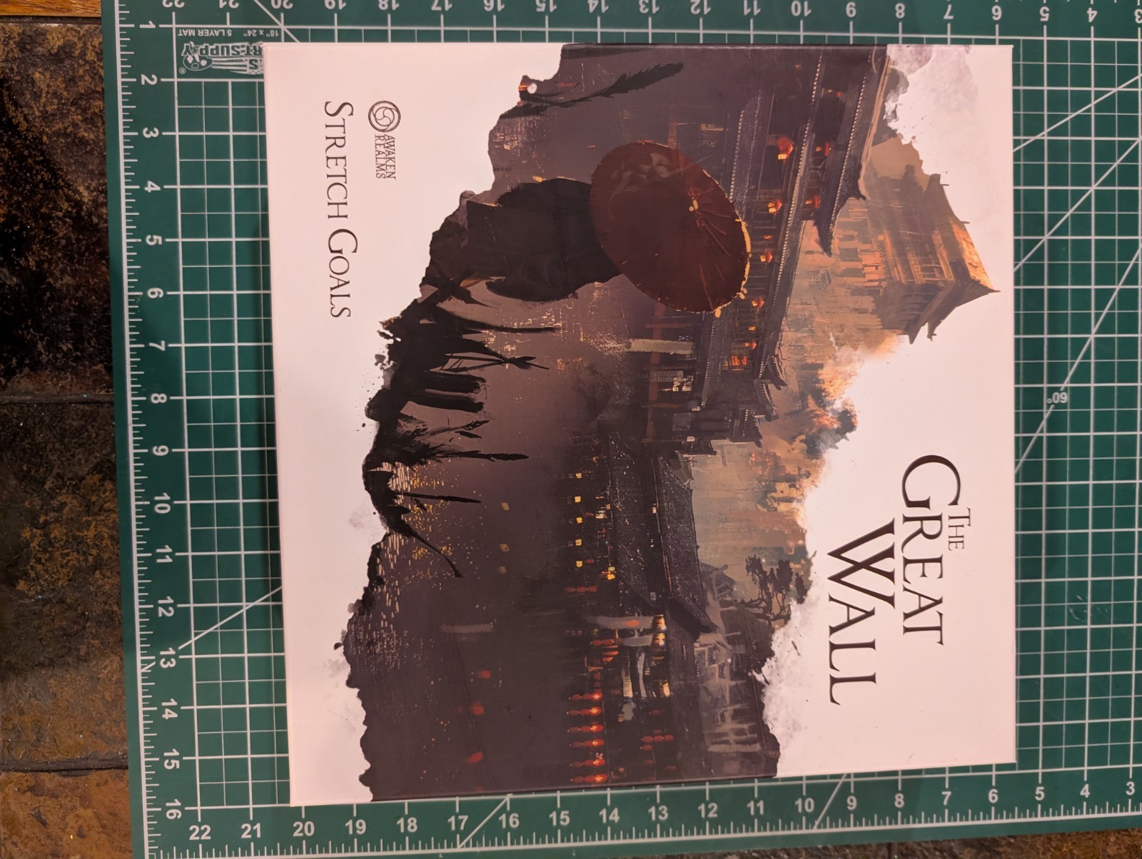 The Great Wall Bundle + Expansions + Playmat. New open box. Missing Rule book.