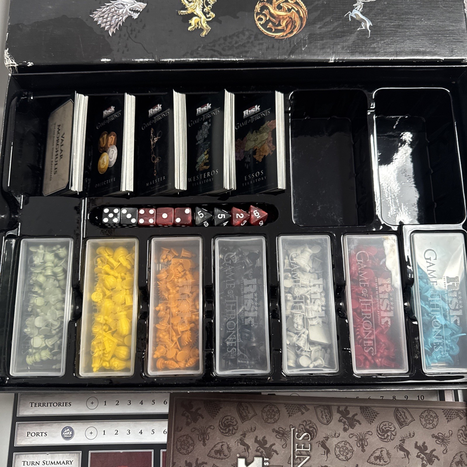 RISK: Game of Thrones Strategy Board Game 100% Complete 2015 Great Condition