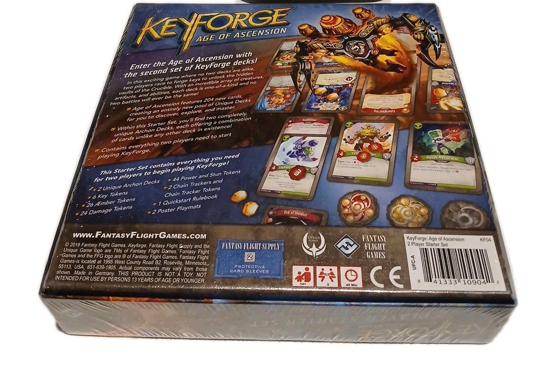 KeyForge: Age of Ascension Two-Player Starter Board Game FFG New Sealed