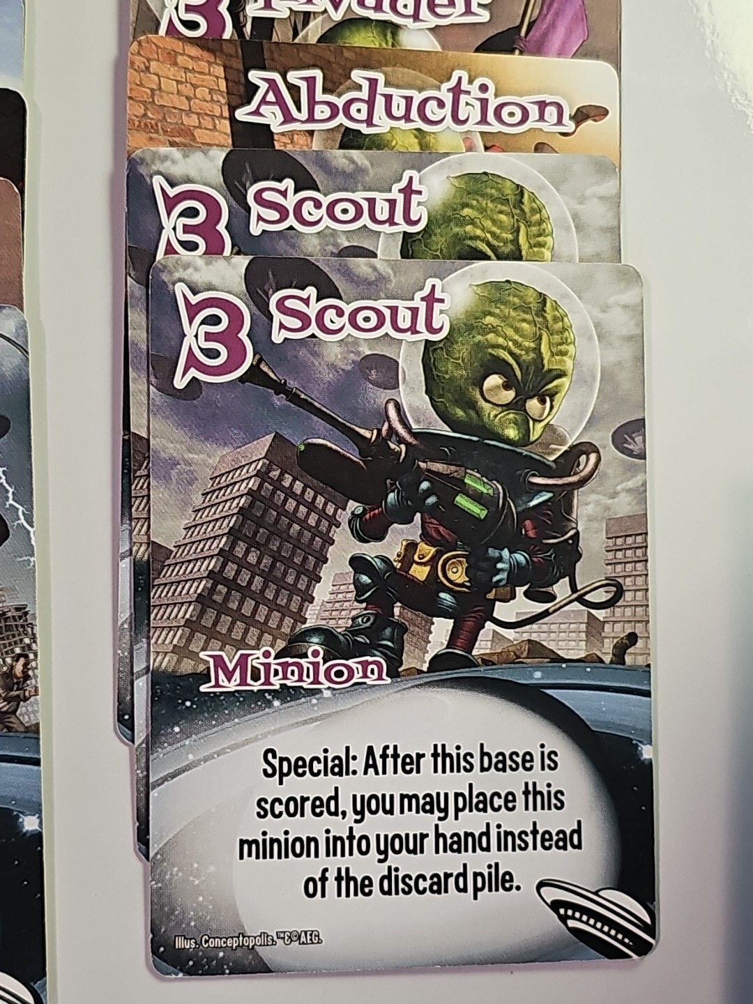 Smash Up ALIENS Faction Pack – Alderac Entertainment Group REPLACEMENT SET