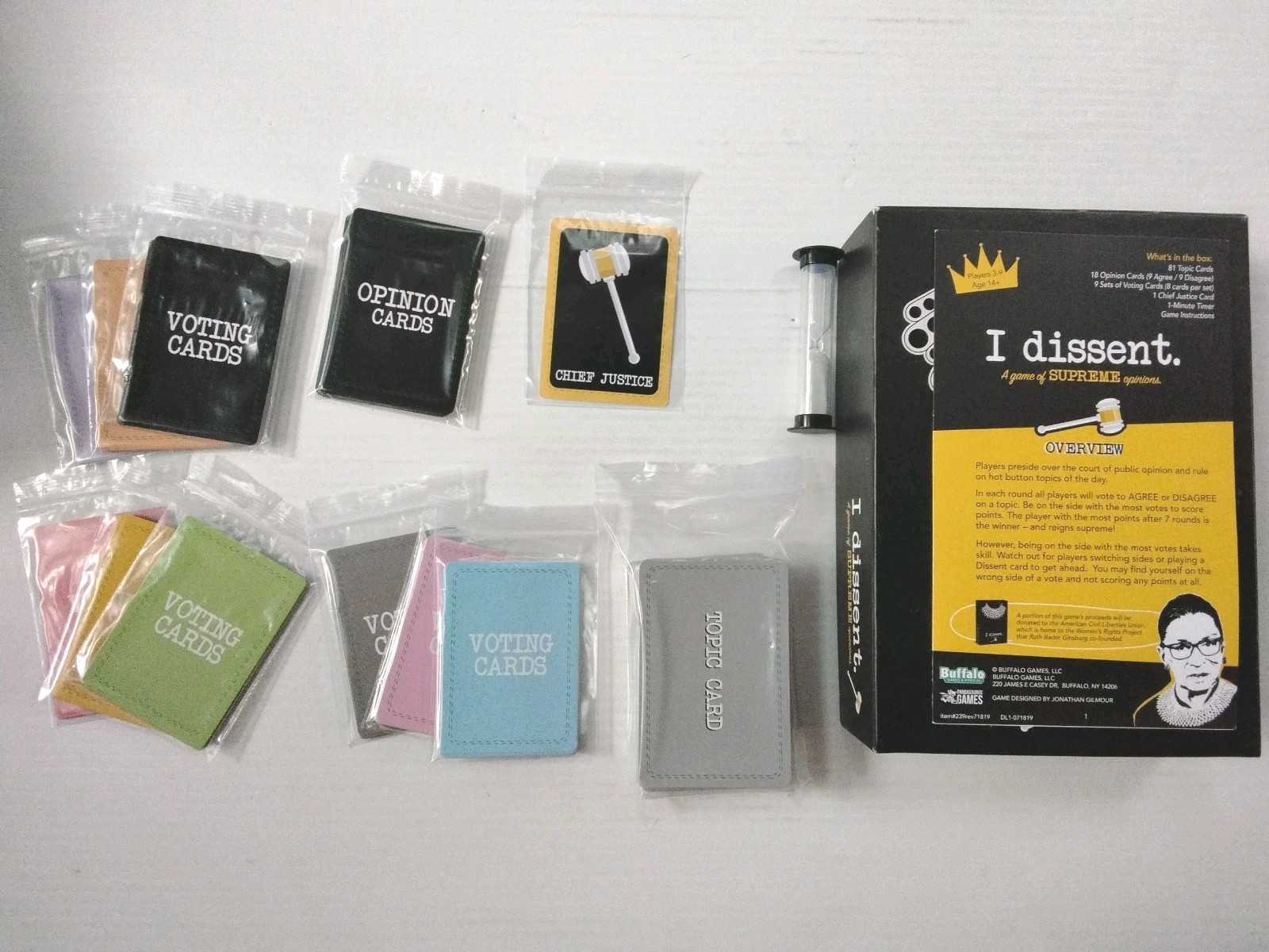 “I Dissent” A Game of Supreme Opinions Social Debate Game by Buffalo Games