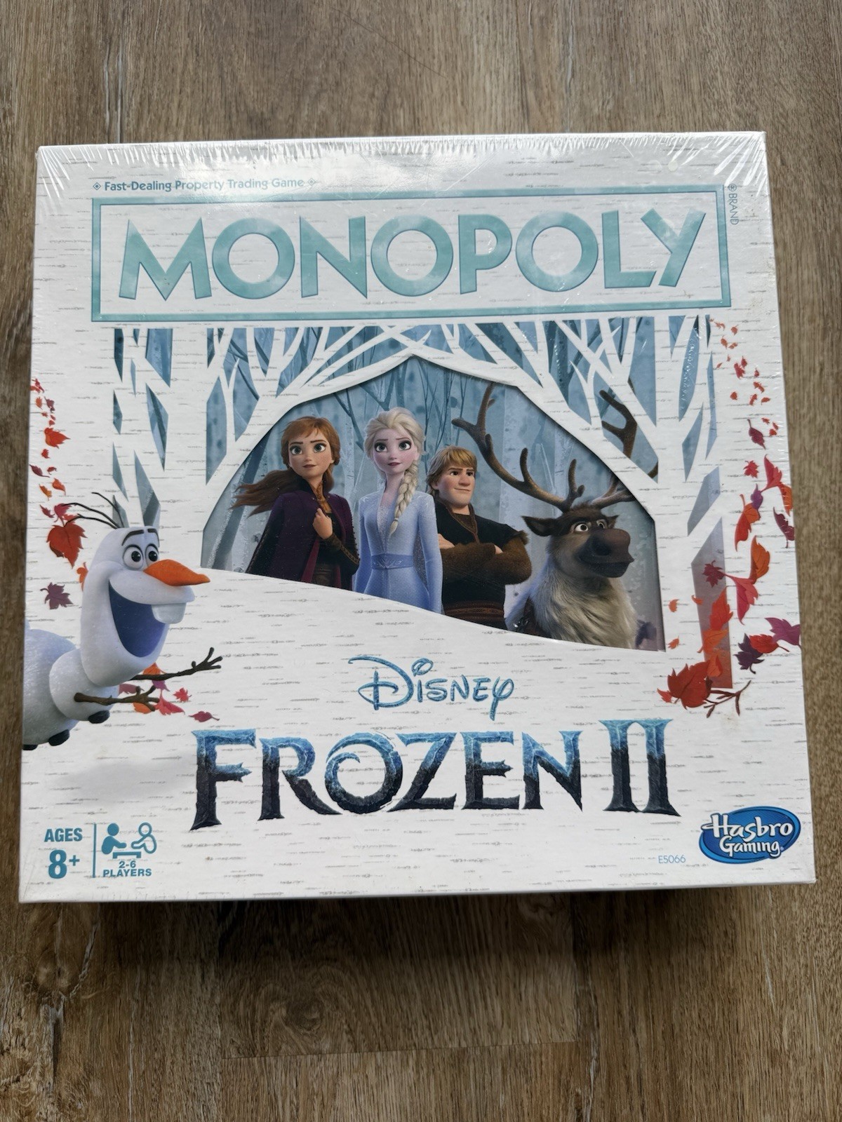2018 HASBRO DISNEY’s FROZEN II MONOPOLY GAME NIB SEALED! Back Of Box Dented