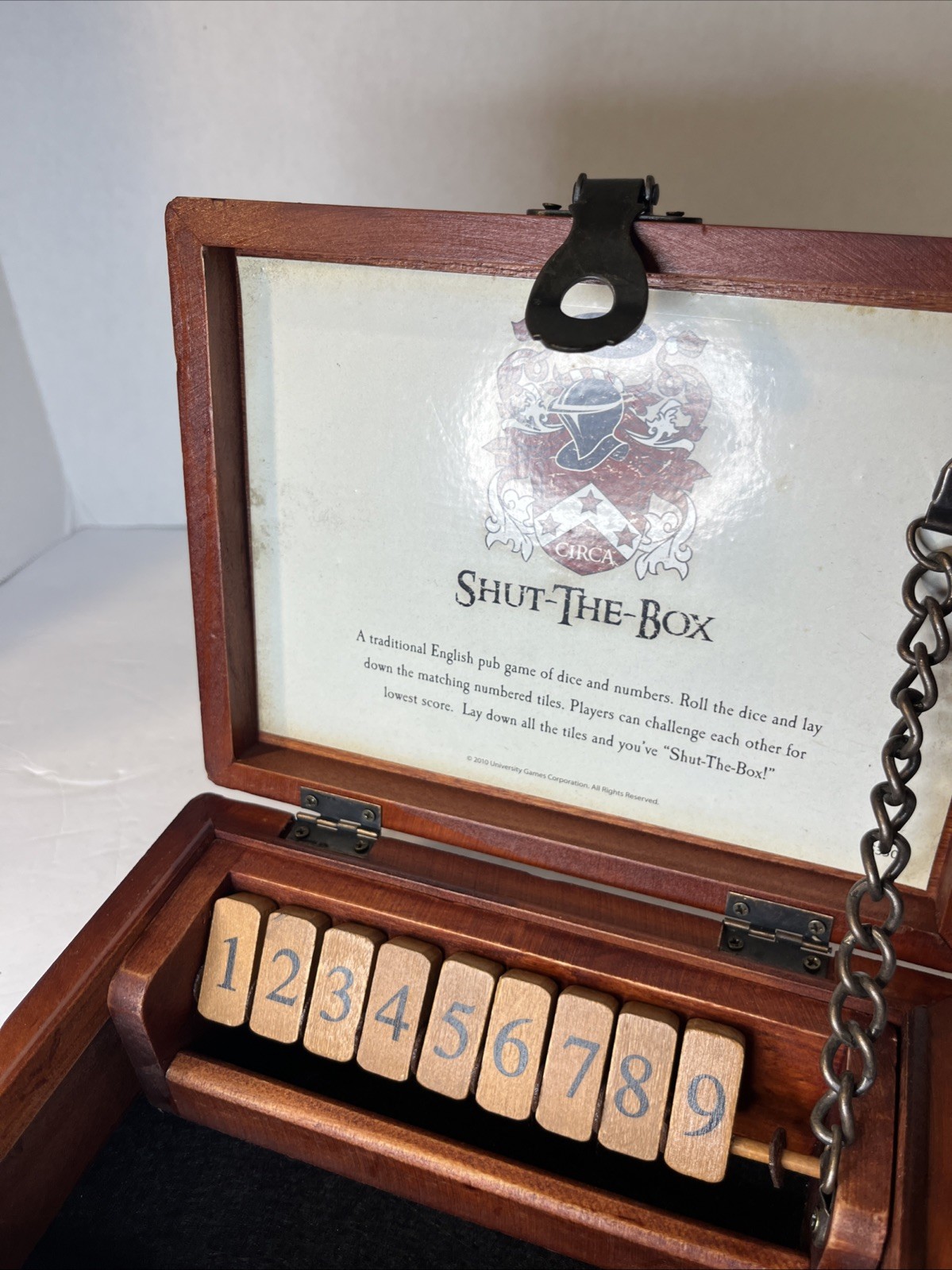 Shut The Box English Pub Game By Front Porch Classics