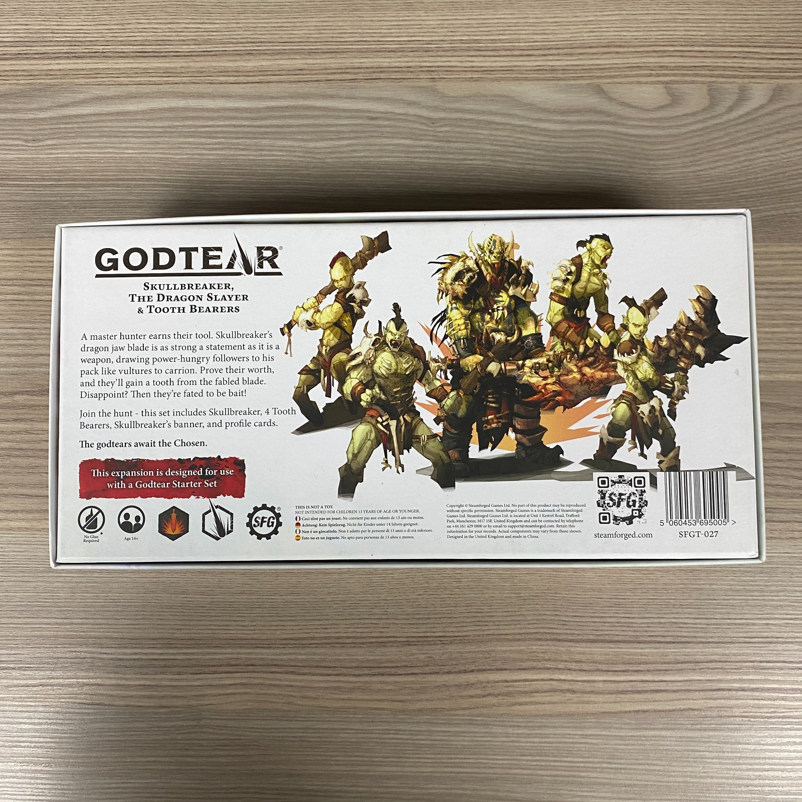SKULLBREAKER THE DRAGON SLAYER & TOOTH BEARERS GODTEAR EXPANSION SFG MINIATURES