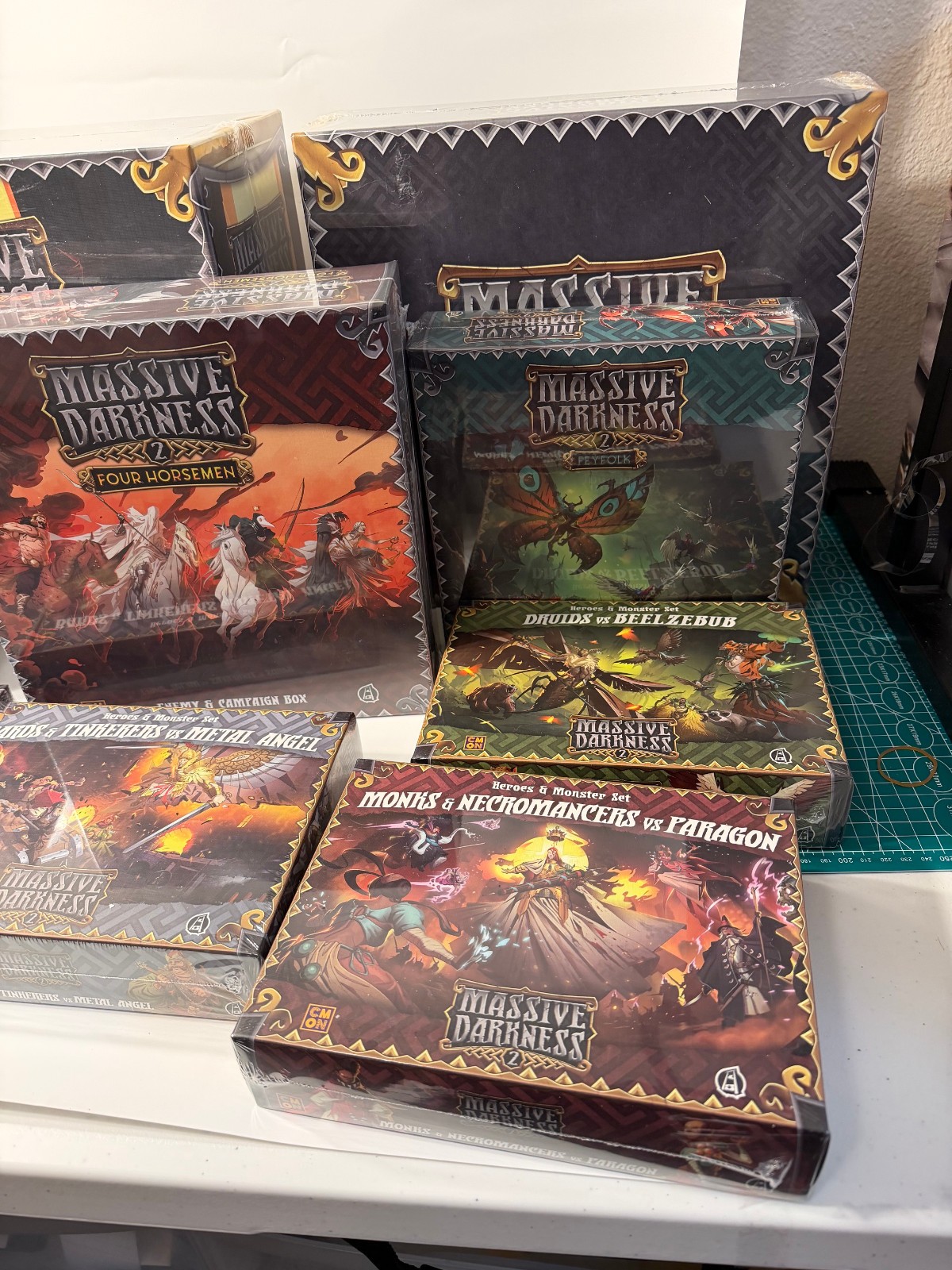 CMON Massive Darkness 2 Hellscape Pledge + MDKS05+MD-KS11+MD019+MD-KS07+MD-KS10