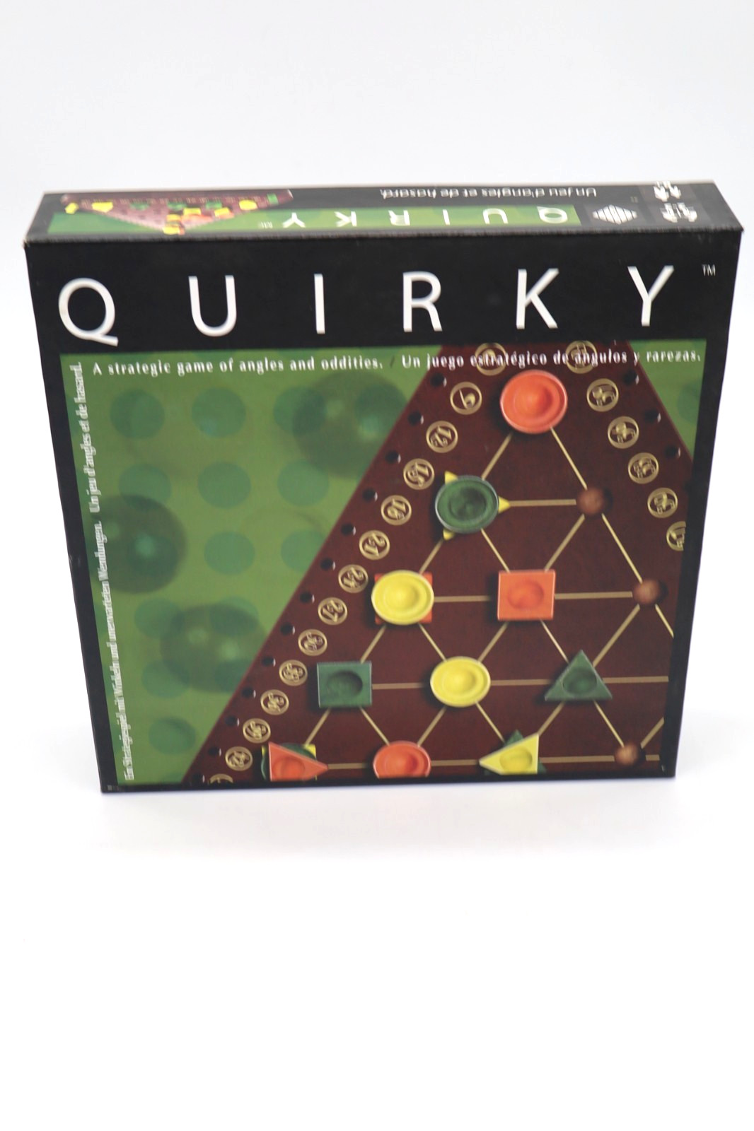 Quirky Abstract Strategy Game Triangle Board Shape Matching Game Complete
