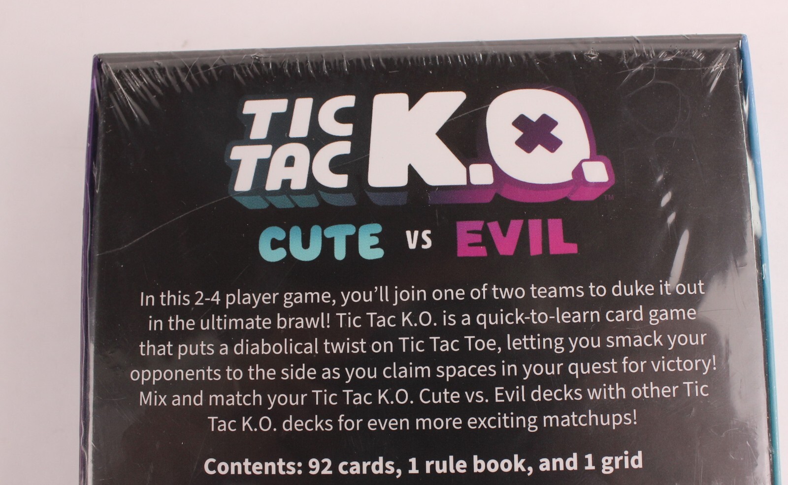 Tic Tac KO Cute vs Evil Card Game Unstable Games NEW