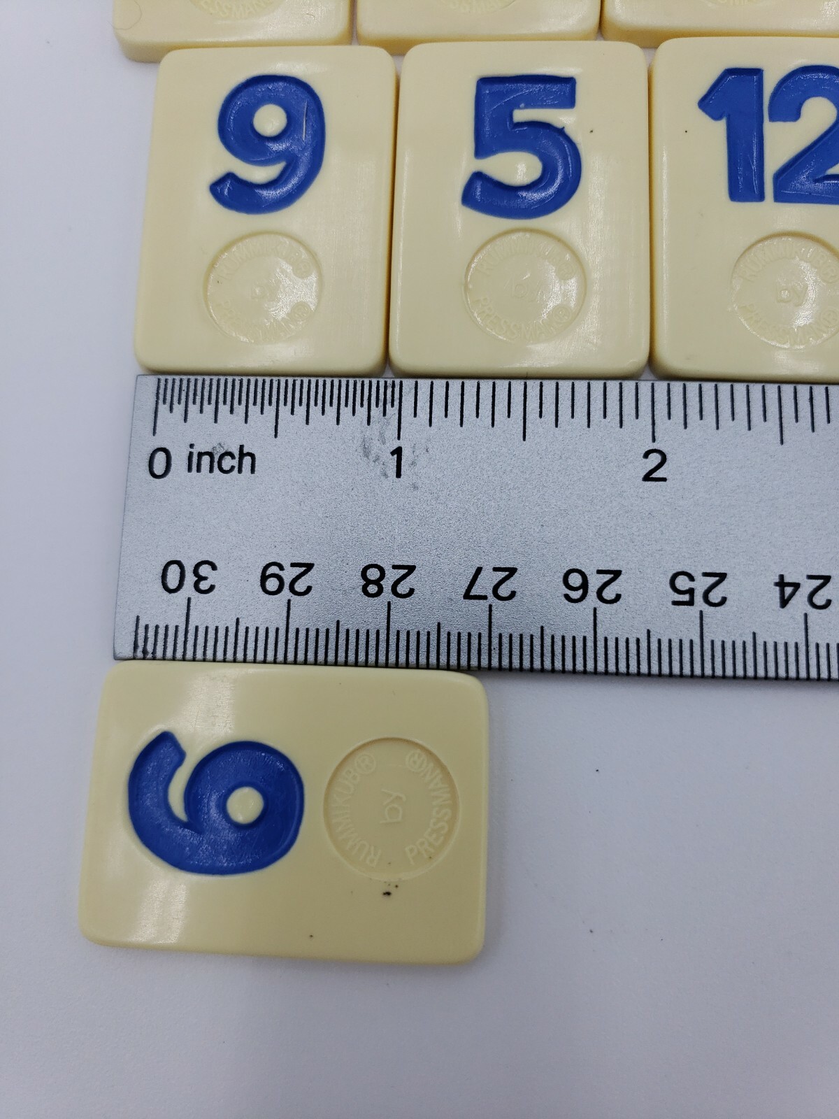 Vintage 1990 Rummikub Replacement Tiles Blue tiles Crafts Crafting