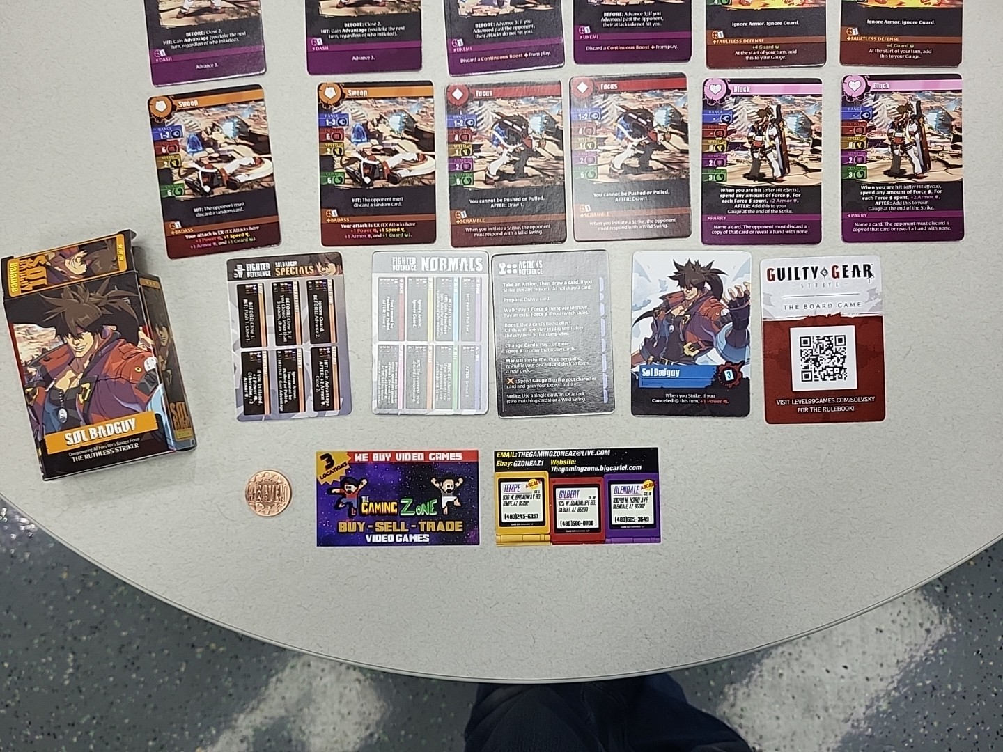 Guilty Gear Strive Board Game – Demo Deck