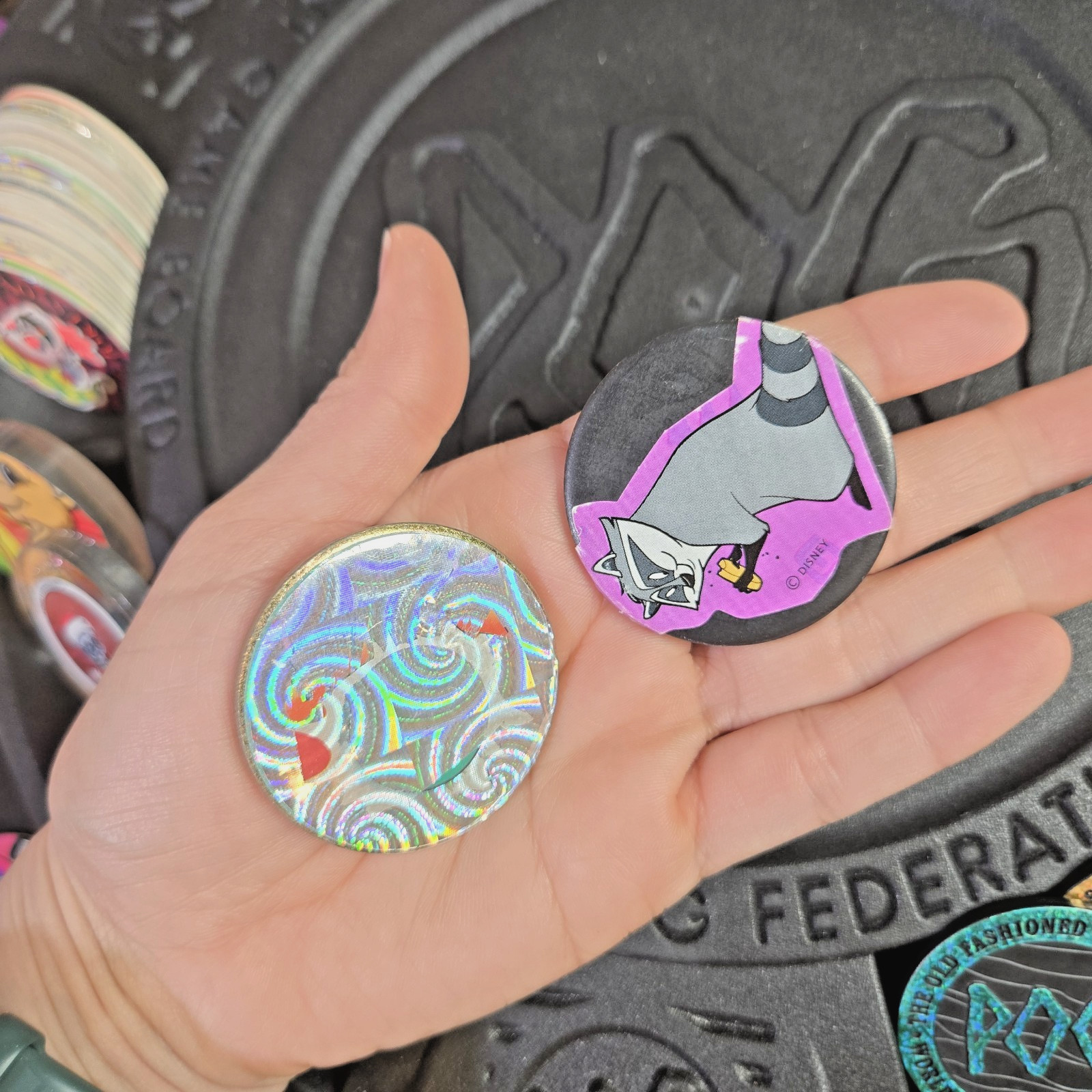 Vintage POG The Game, World POG Federation Milton Bradley Set 200+ POG’s 1995