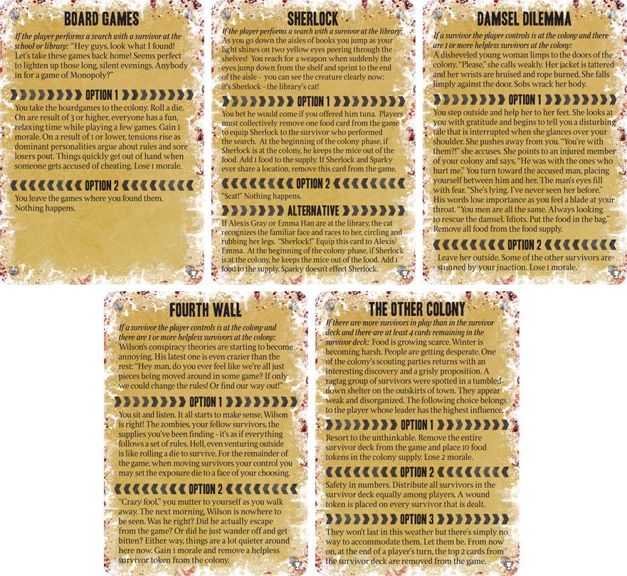 Plaid Hat Games – Dead of Winter BGG Crossroads Promo
