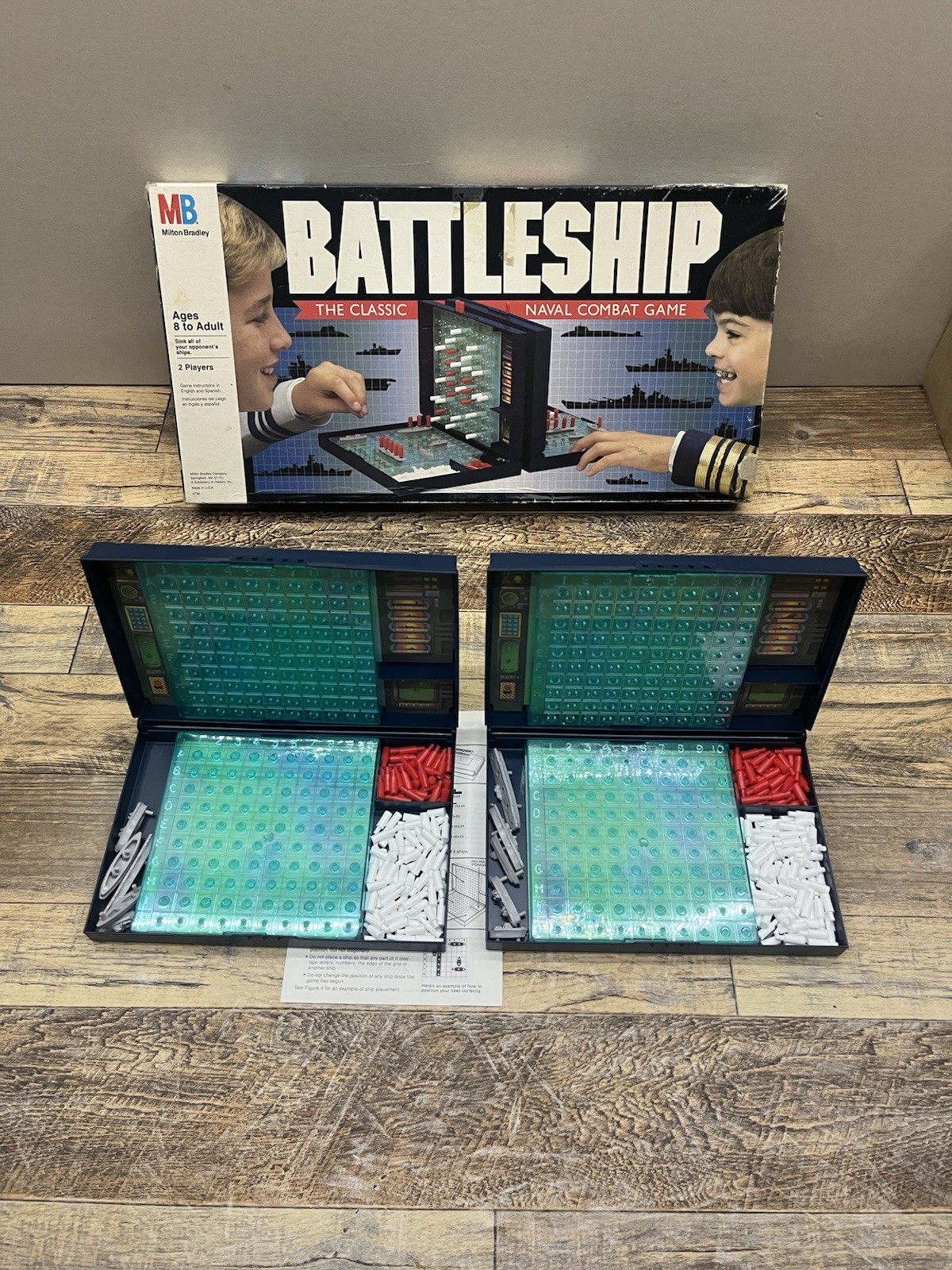 1990 Battleship Game by Milton Bradley 100% Complete & in Great Condition