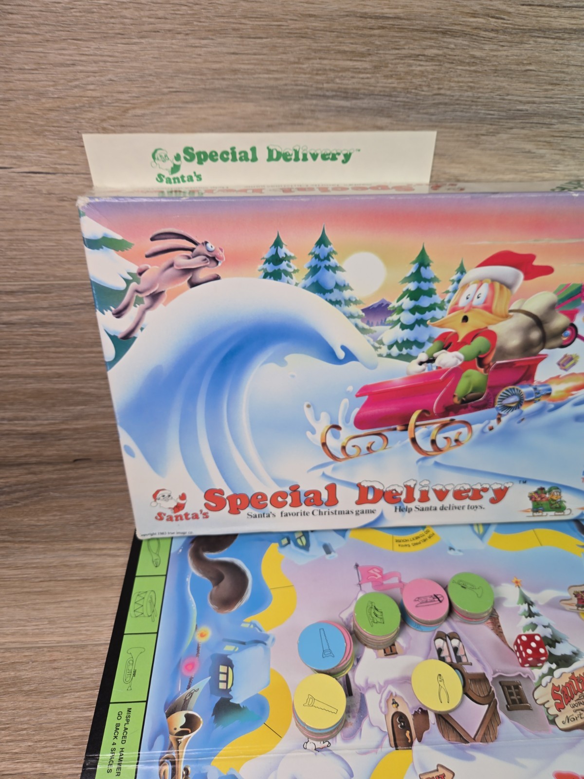 *RARE* Vintage 1983 Santa’s Special Delivery Board Game True Image 99% Complete