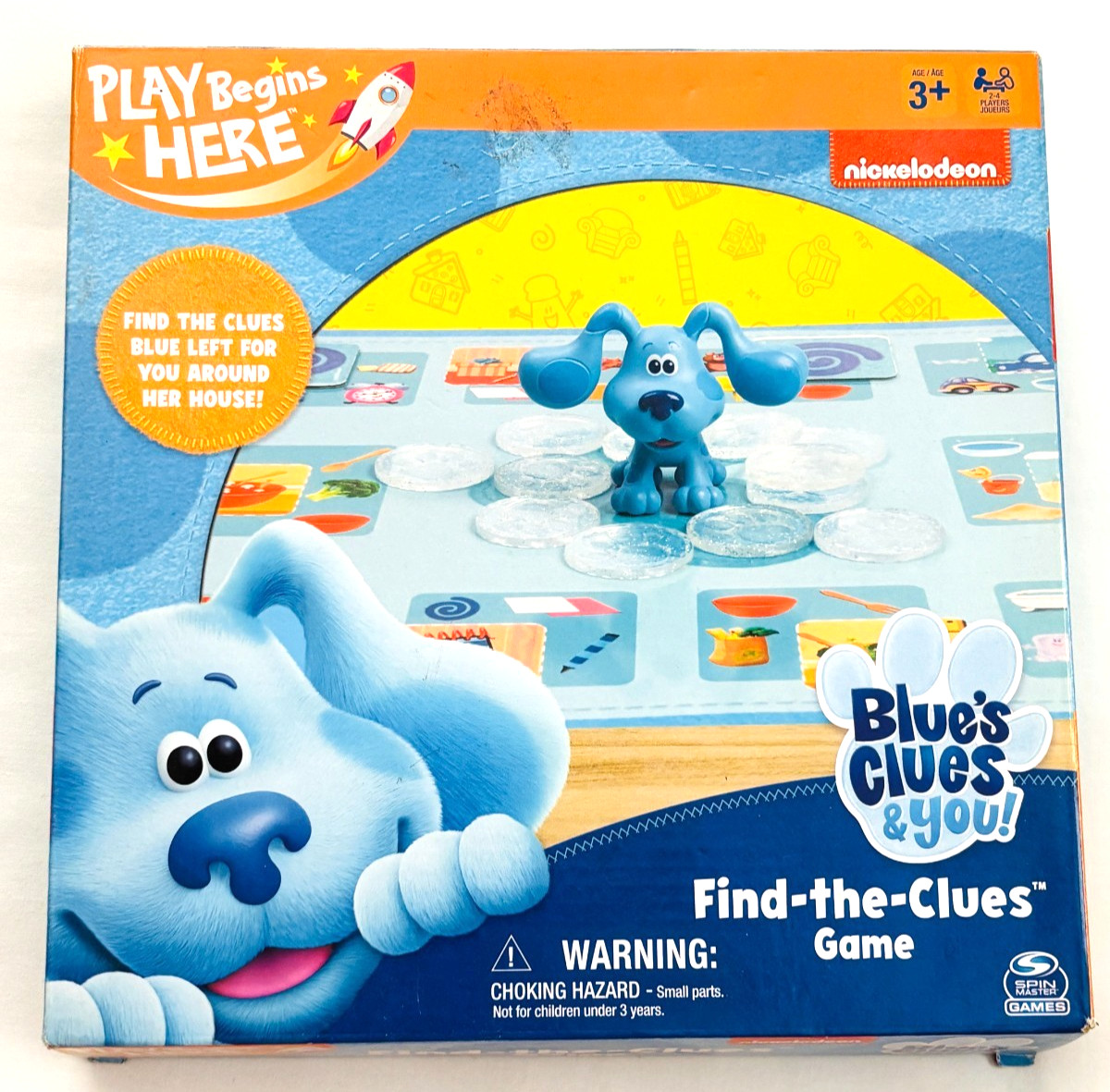 Blue’s Clues & You Find the Clues Game Ages 3 and Up 2-4 Players by Spin Master