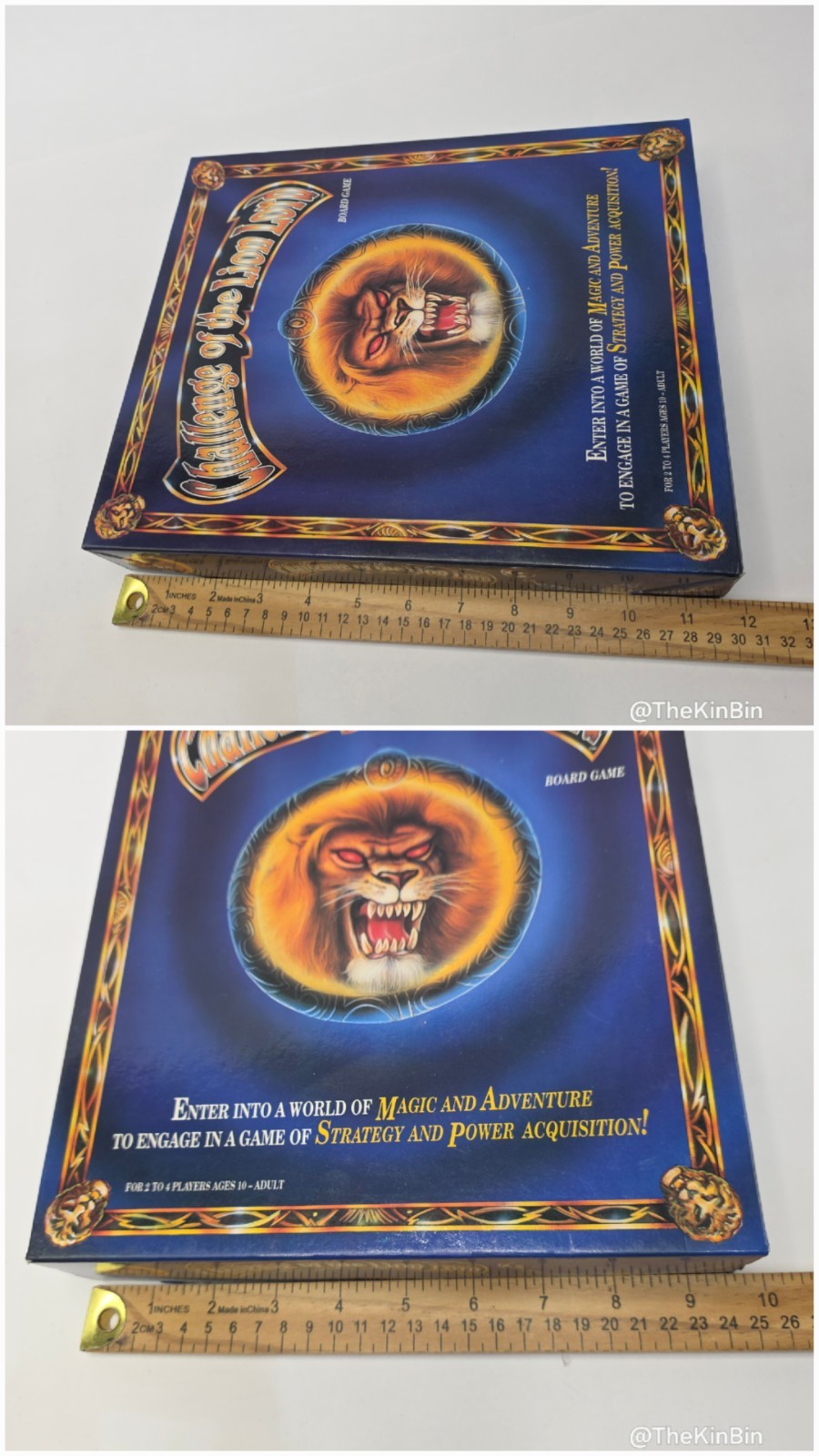 Challenge Of The Lion Lord 1995 Board Game Rare Vintage 100% Complete GUC