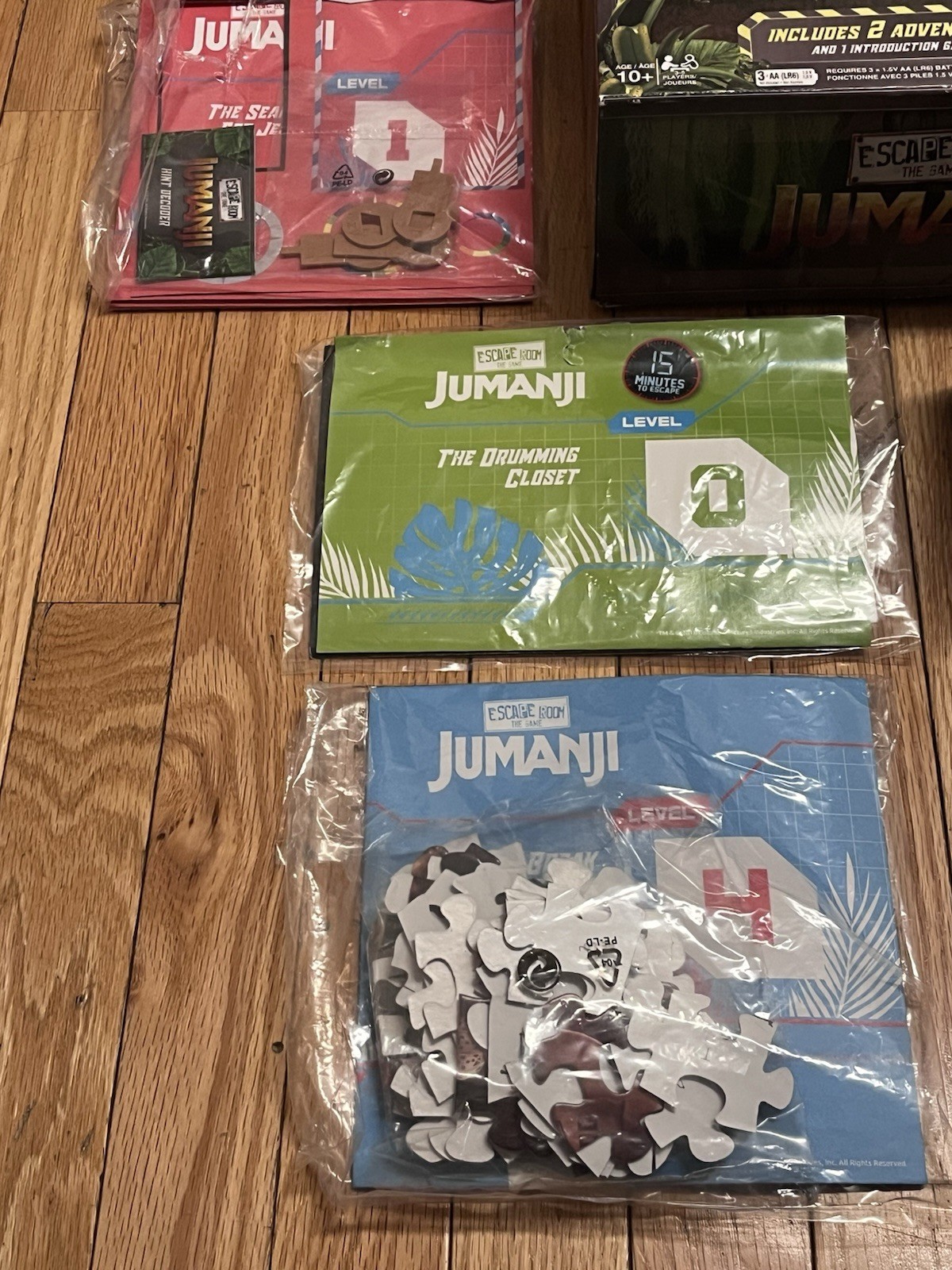 2018 Jumanji, Escape Room The Game, 60 Minutes to Escape Cardinal Games COMPLETE