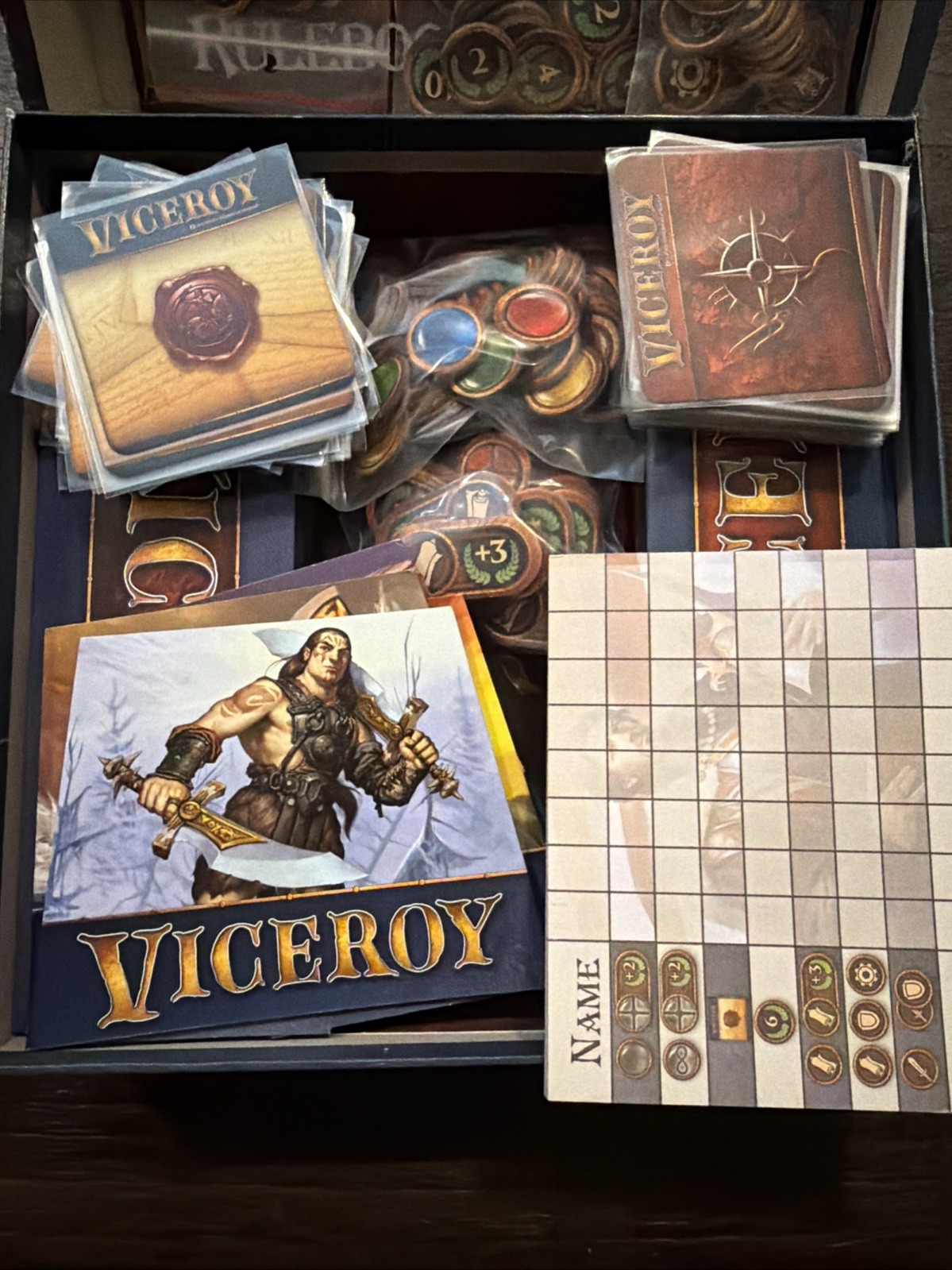 2015 Viceroy Kickstarter Board Game Complete Limited Edition 466/1000 Mayday