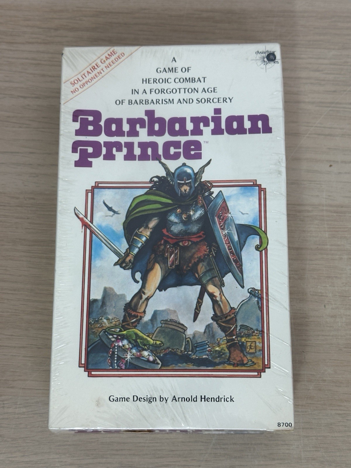 Barbarian Prince RARE SEALED CONDITION Dwarfstar #8700 Solitaire Roleplaying RPG