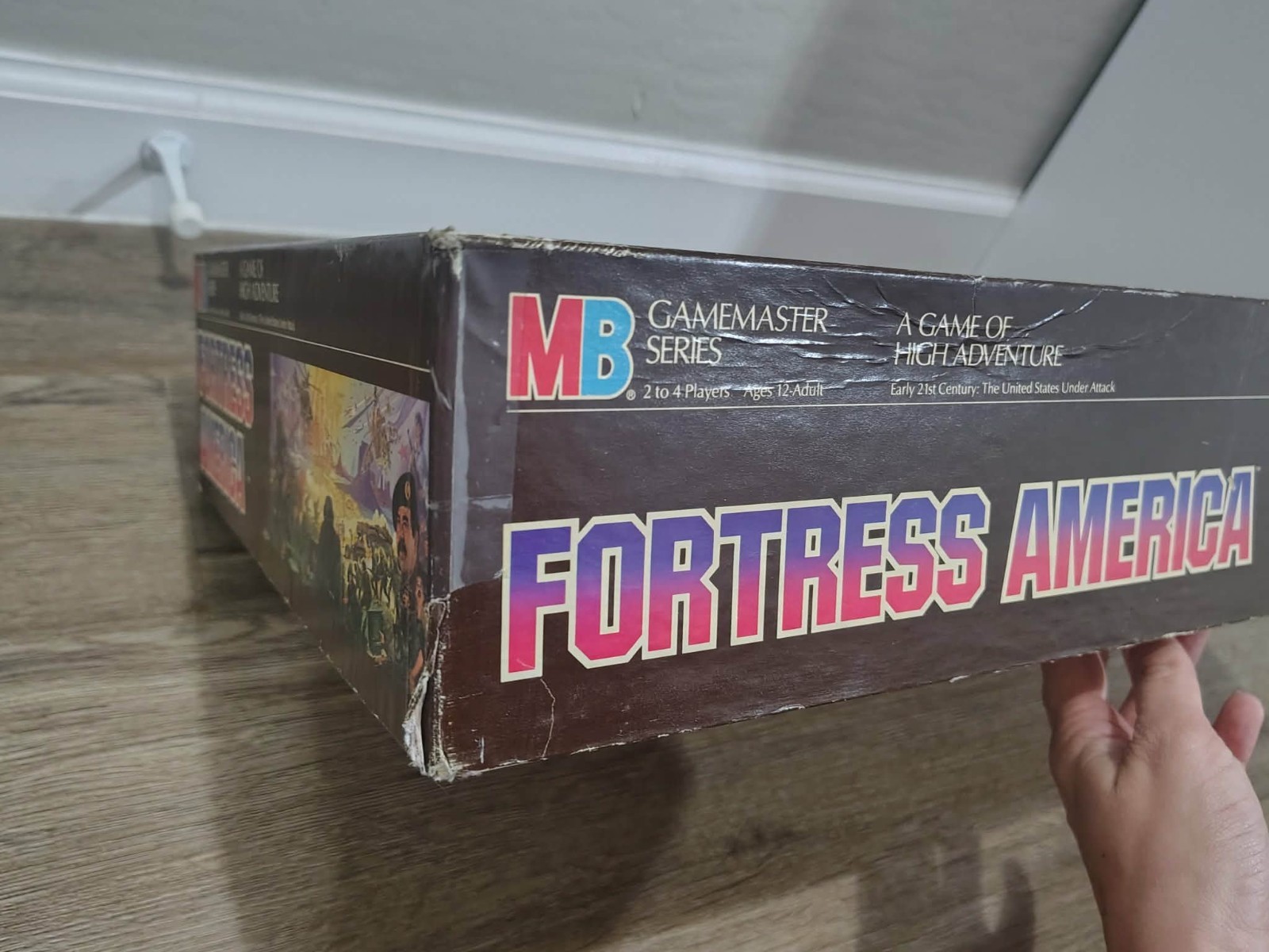 Fortress America The US Under Attack Board Game 1986 Milton Bradley Near Comp.