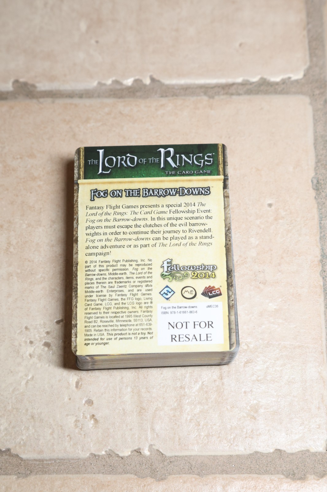 Lord of the Rings LCG – Fog on the Barrow-Downs Scenario – Unplayed!