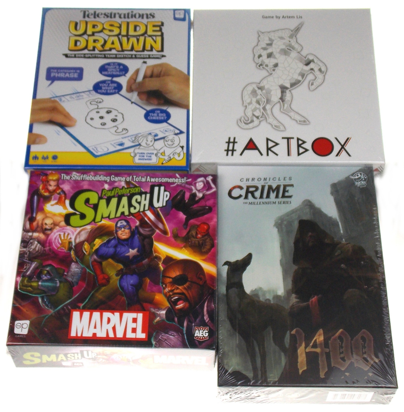 Lot 10 Board Games 2023 Die Hard Dice Arcane Wonders Smash Up Family Party NEW