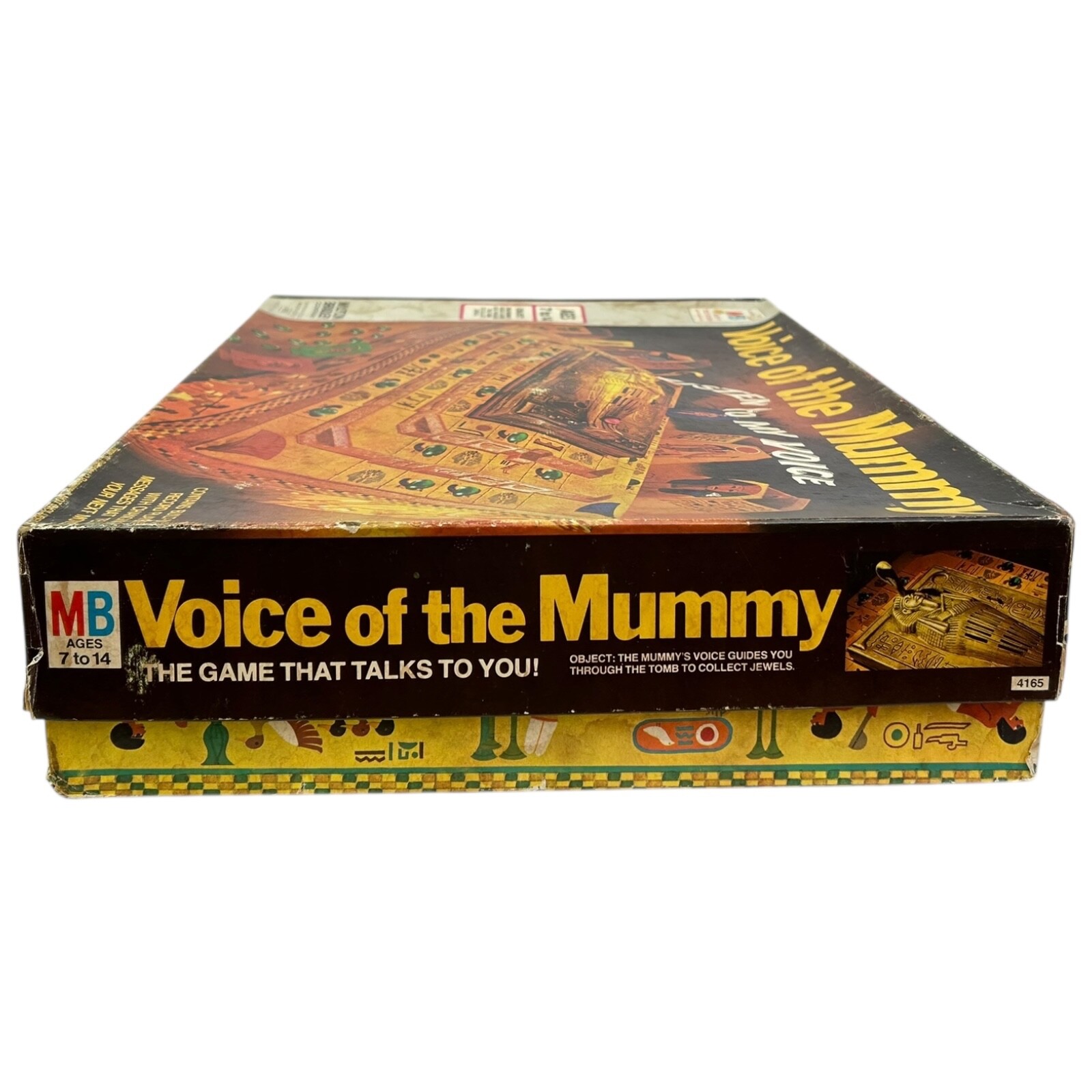 Voice of the Mummy Board Game Milton Bradley 1971 Vintage Red Not Working