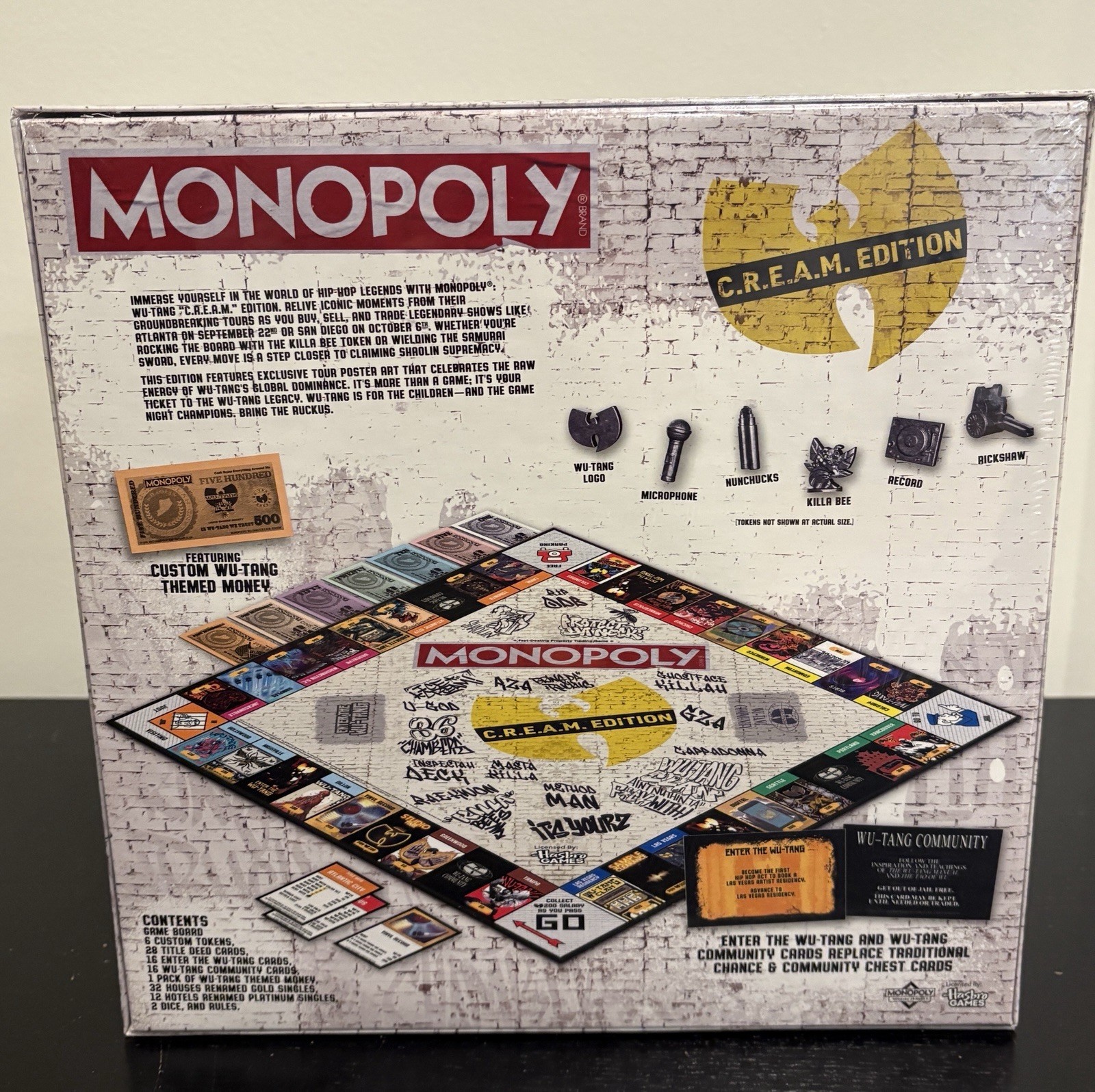 Wu-Tang Monopoly Board Game / LIMITED EDITION – FACTORY SEALED