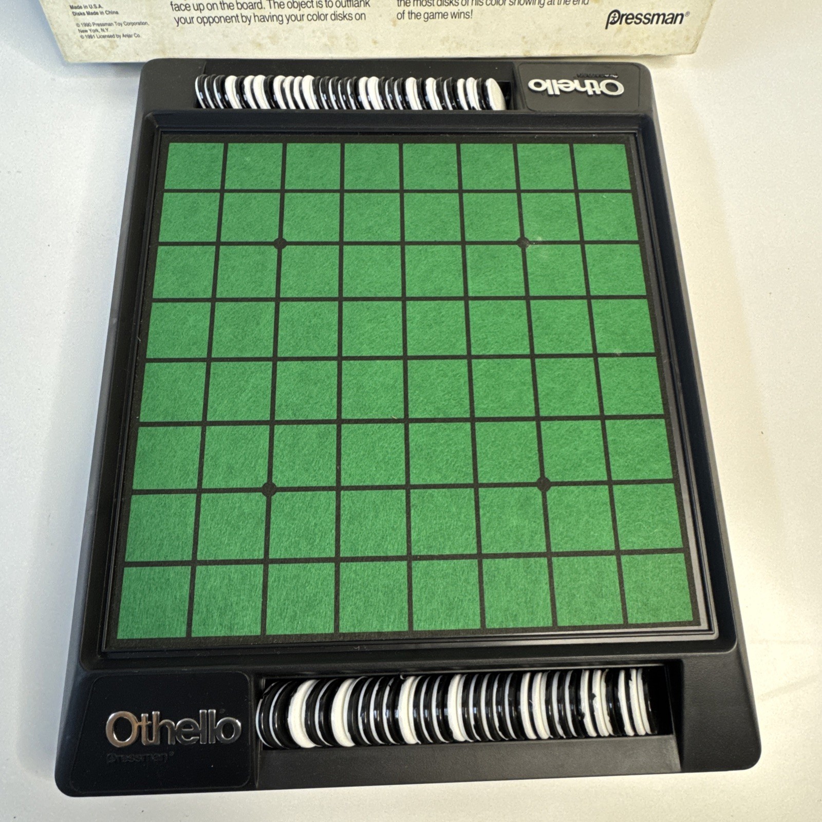 Othello Board Game – Pressman 1991 COMPLETE