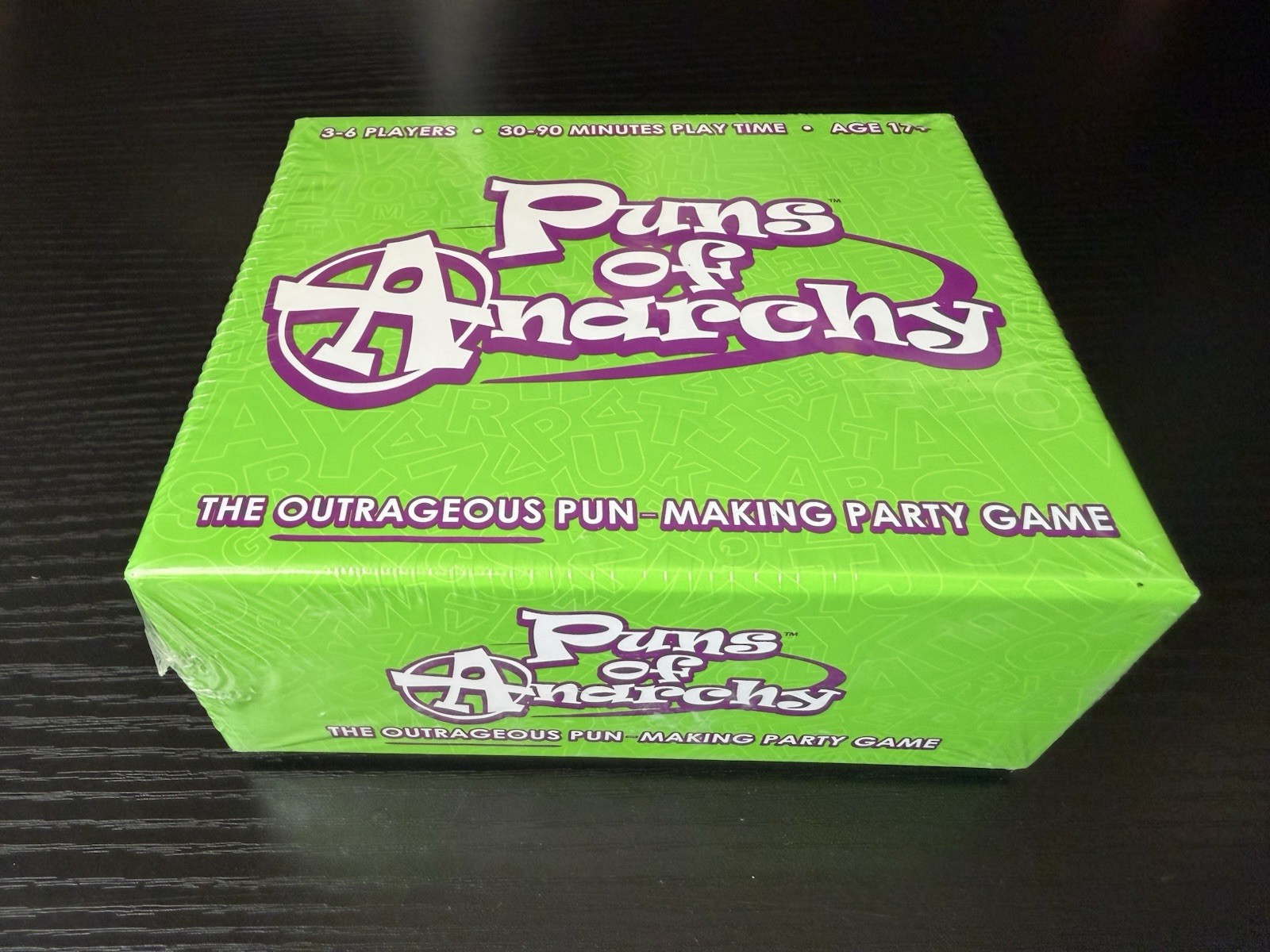 Puns of Anarchy The Outrageous Pun Making Party Game New Sealed Ages 17+