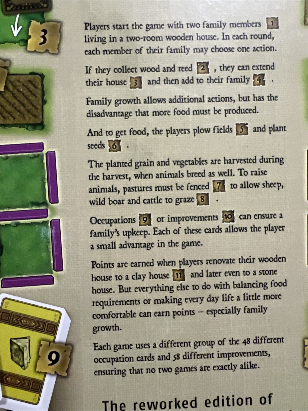 Agricola Board Game 3515 2016 Mayfair Games Complete Excellent Used 2016