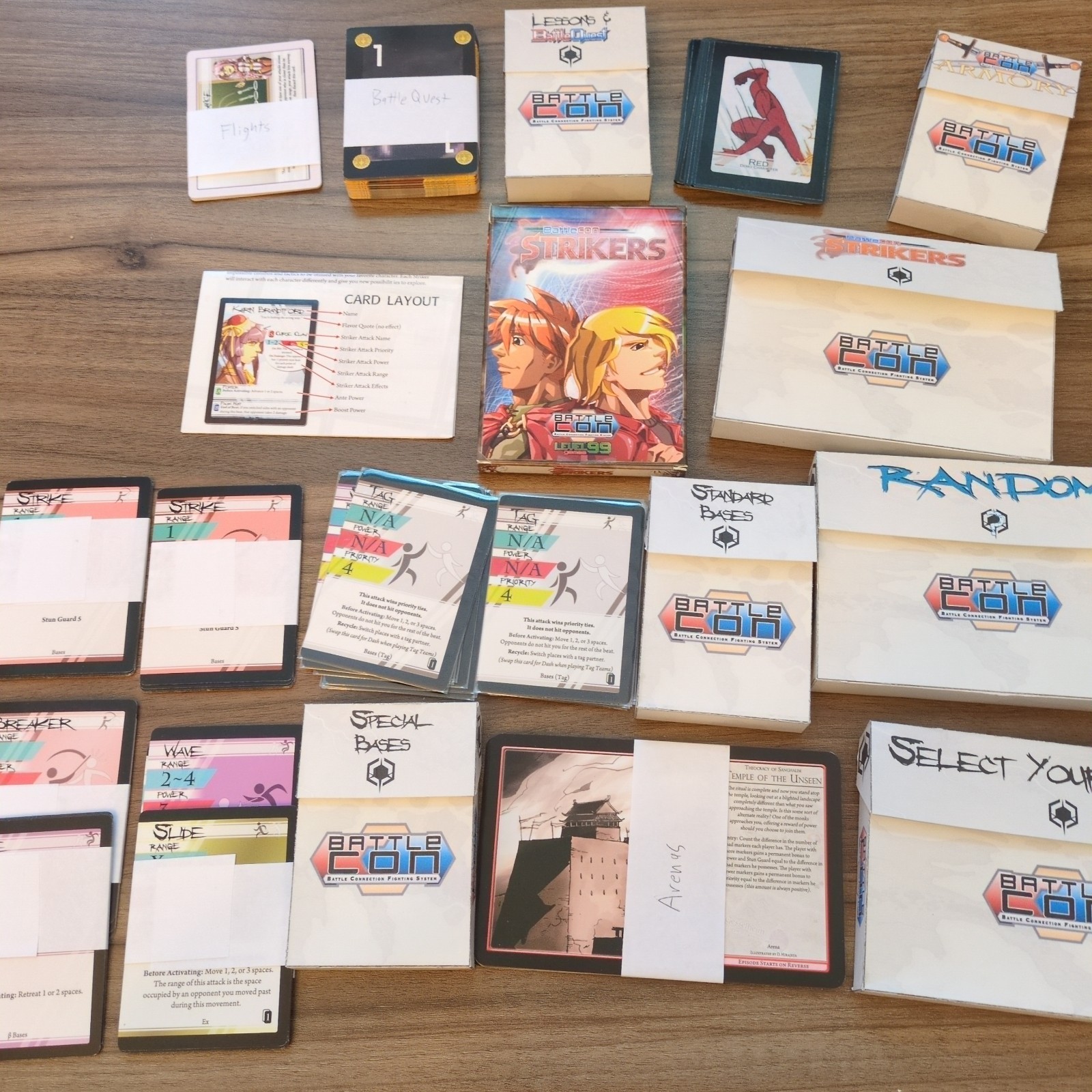 Battlecon Devastation Of Indines Board Game With Extras And Custom Insert/Boxes