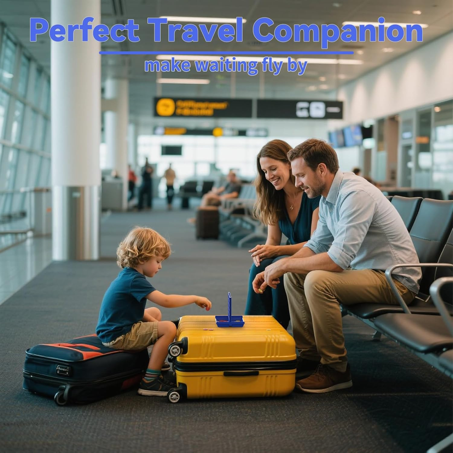 Pocket-Sized 4 in a Row for Kids Ages 3+, Perfect Travel Companion for Kids, Tra