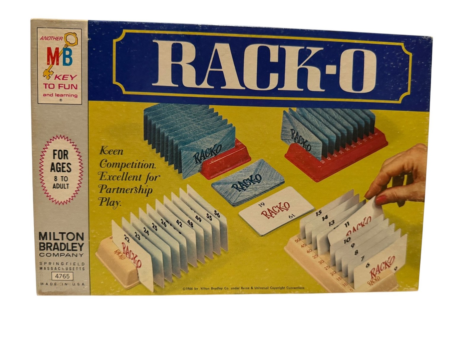 Rack-O 1966 Milton Bradley Complete Card Game For Ages 8 & Up Vintage Original