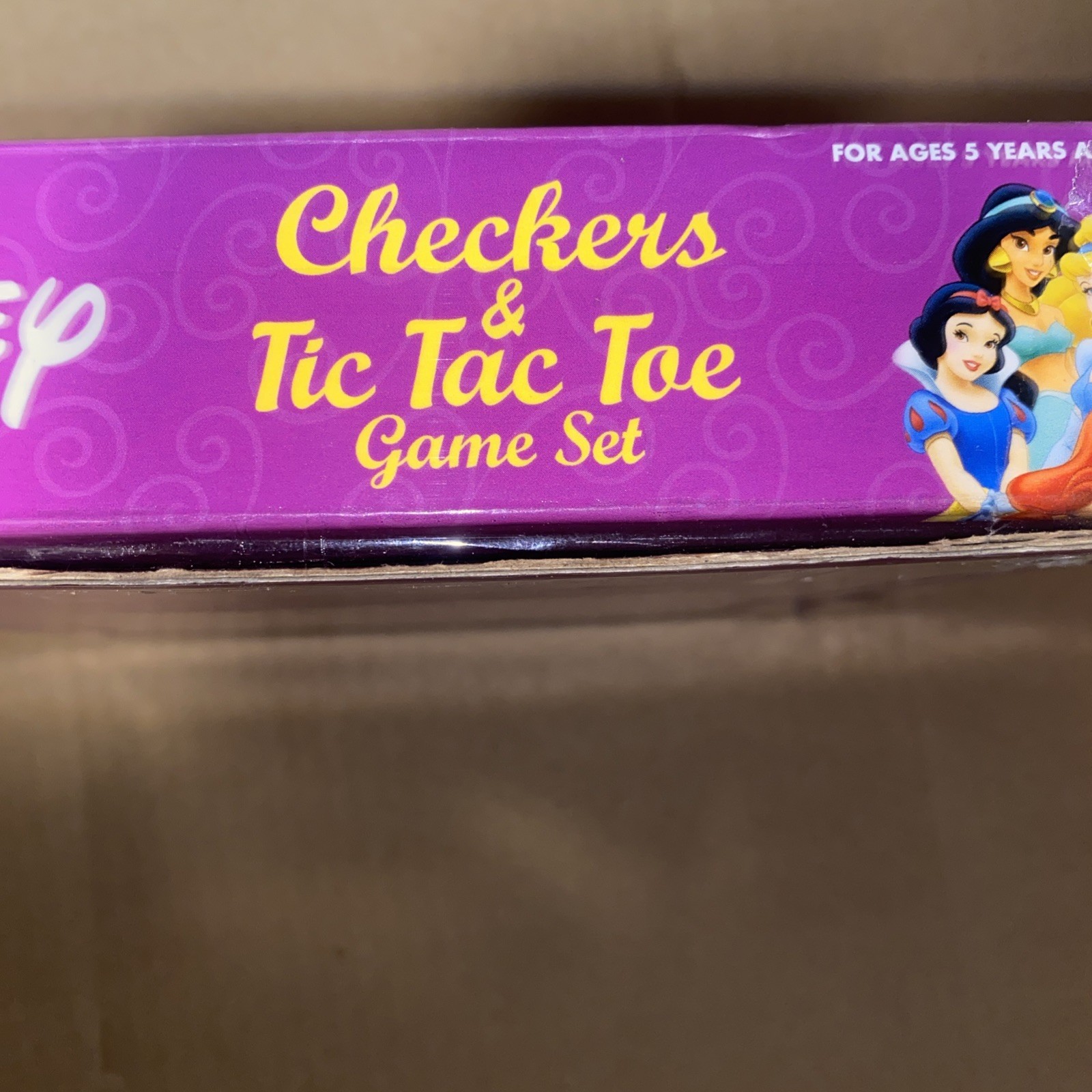 Disney Princess Checkers & Tic Tac Toe Games by friendly games